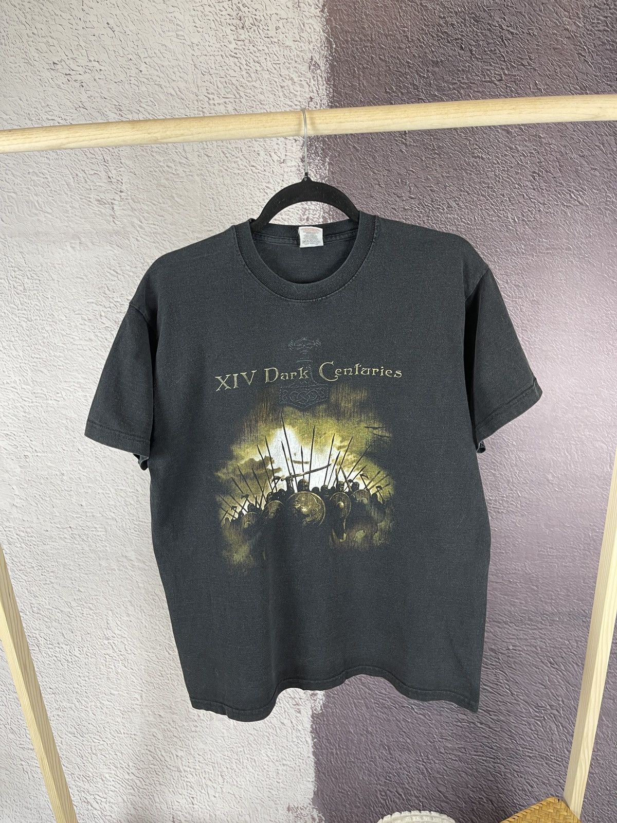 Band Tees Vintage y2k XIV Dark centuries fruit of the loom tee Size US L / EU 52-54 / 3 - 1 Thumbnail