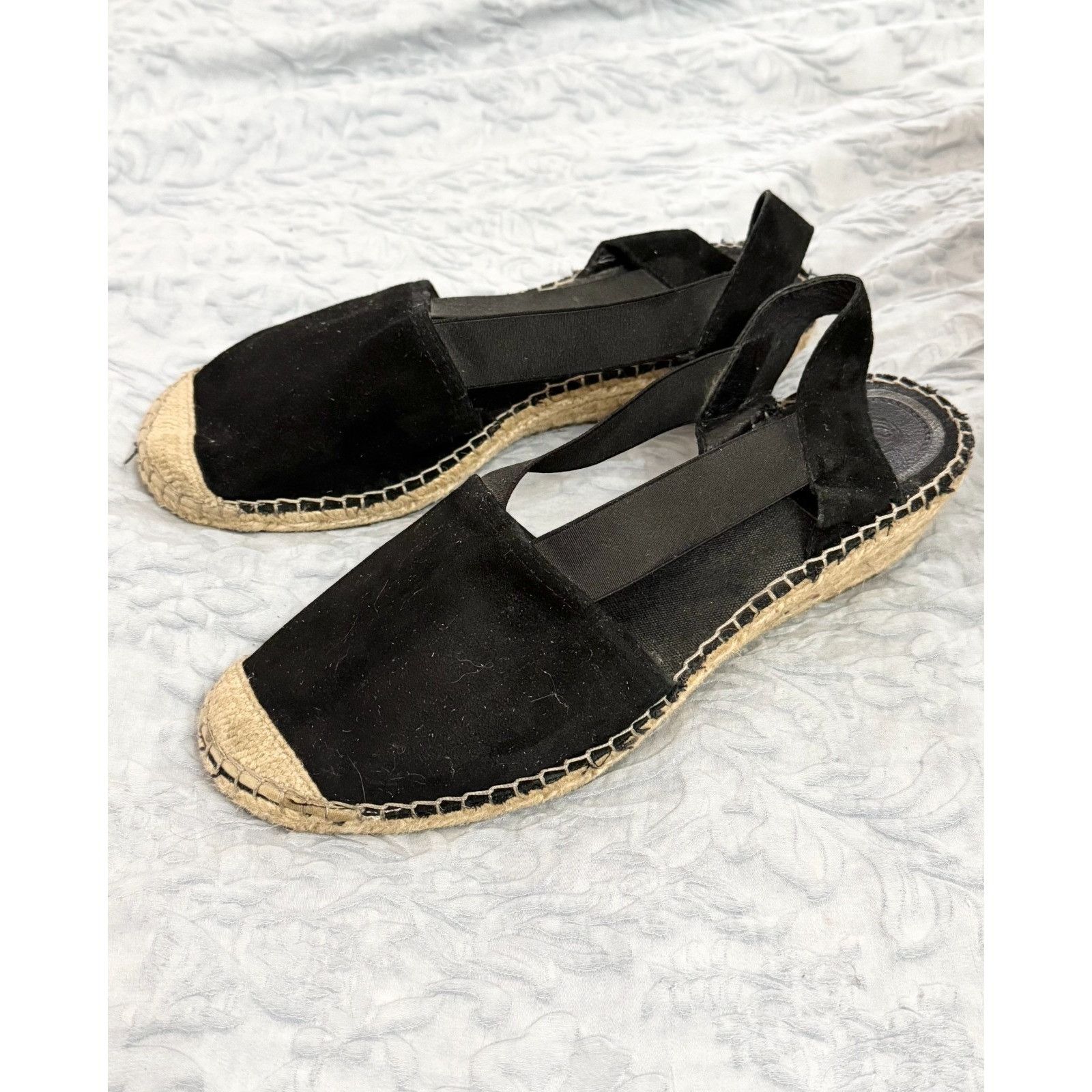 Other Vidarreta black suede slingback heel Espadrille Sandals 41 Size US 11 / IT 41 - 6 Thumbnail