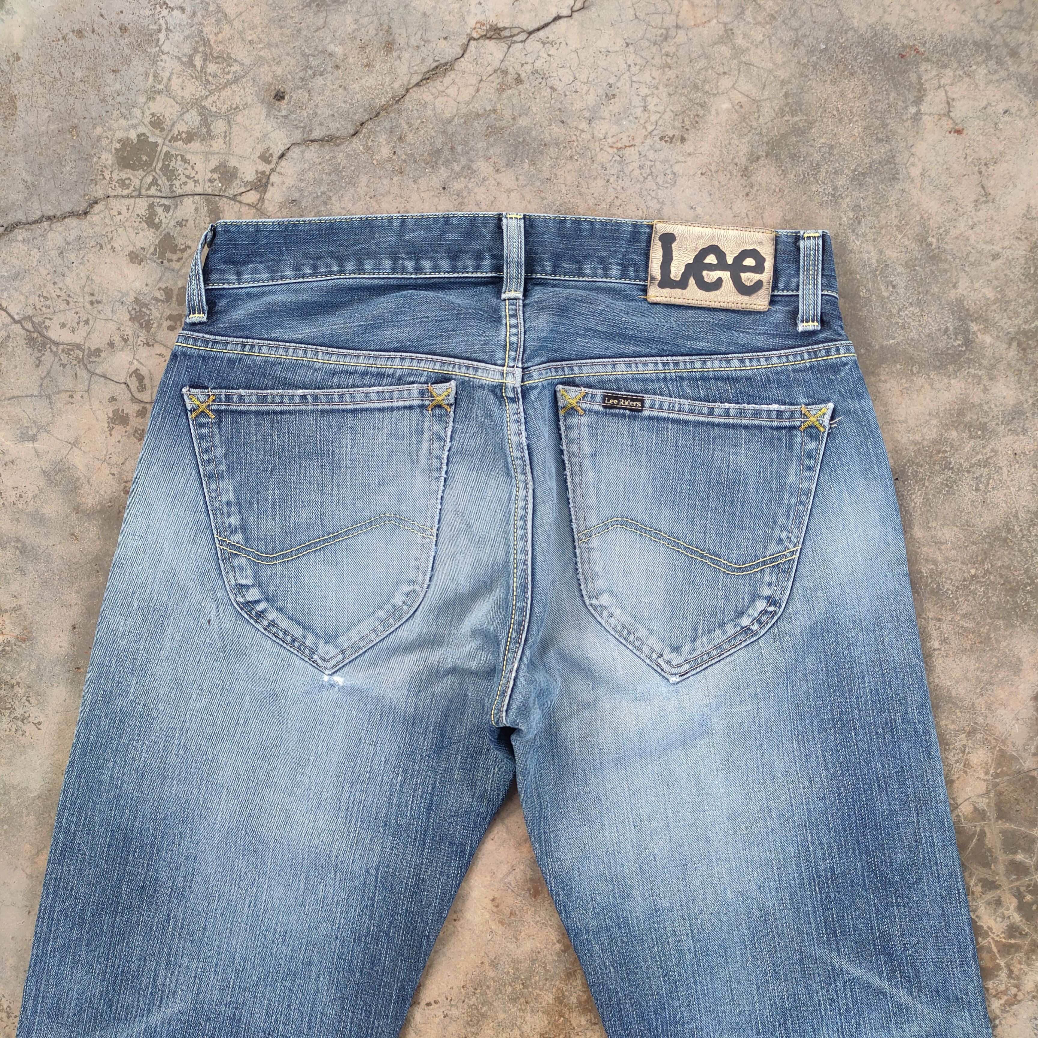 Lee × Vintage W31 VINTAGE LEE RAIDER FADED DISTRESSED DENIM JEAN PANTS Size US 31 - 8 Thumbnail