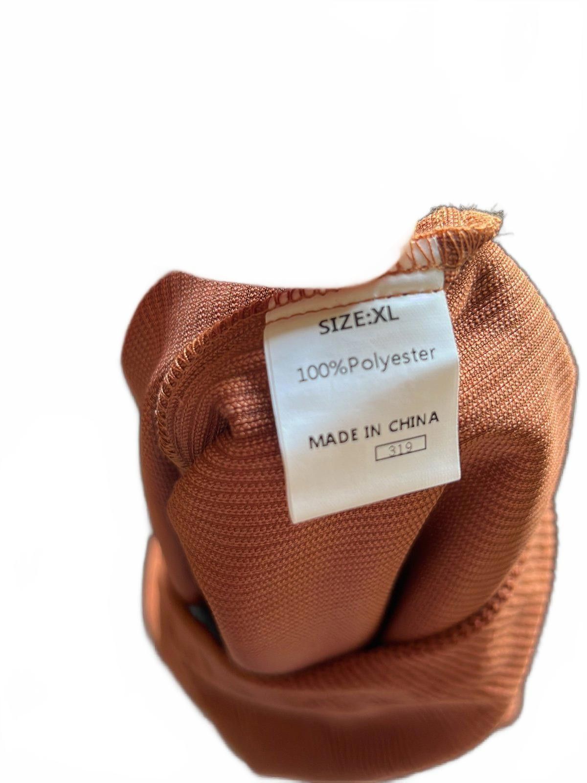 Designer Royal + Reese Rust Orange Corduroy Top - XL Size 40" / US 18 - 4 Thumbnail