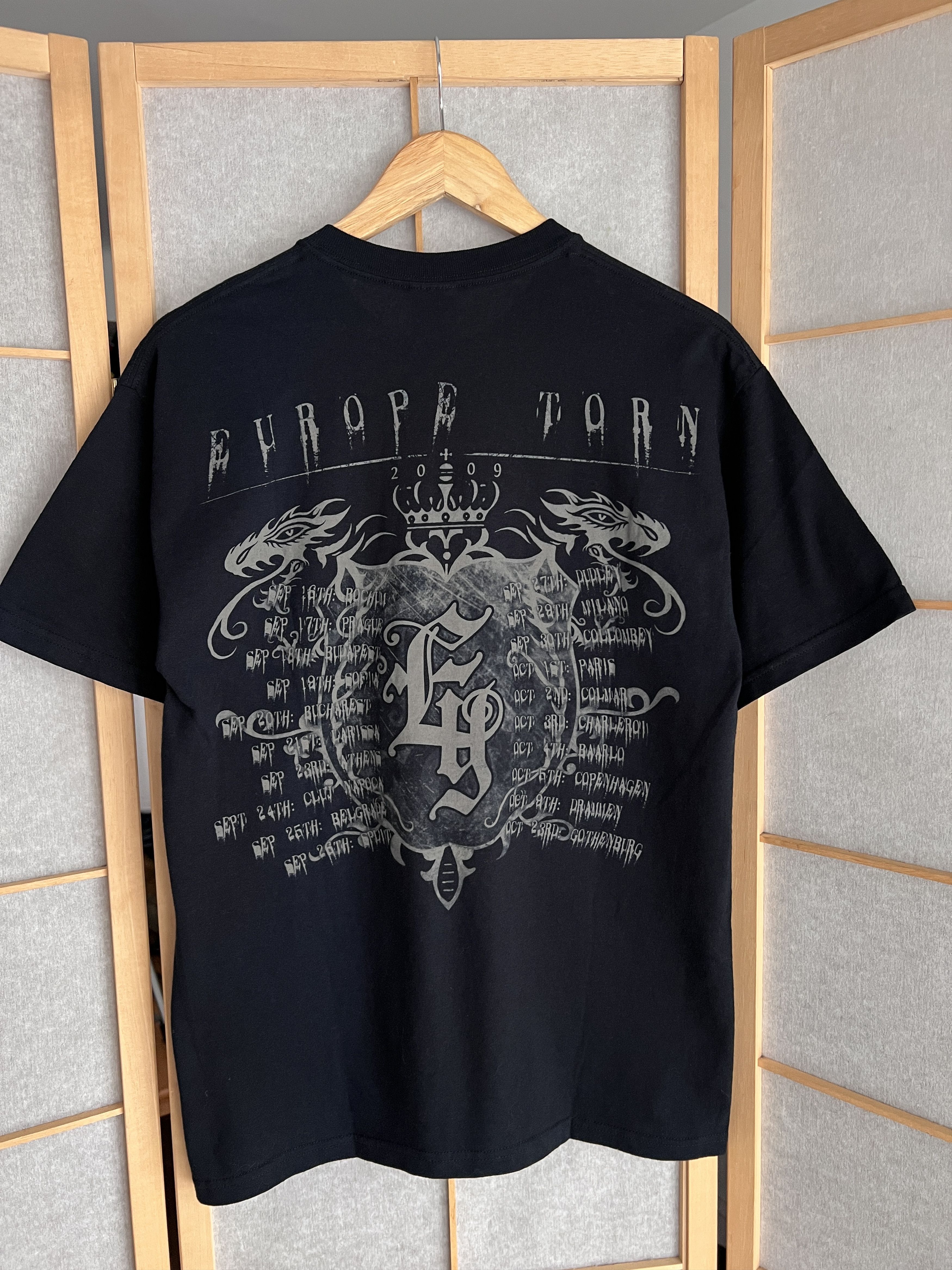 Band Tees Rare! Evergrey vintage 2009 Europe tour t shirt Torn promo Size US L / EU 52-54 / 3 - 3 Thumbnail
