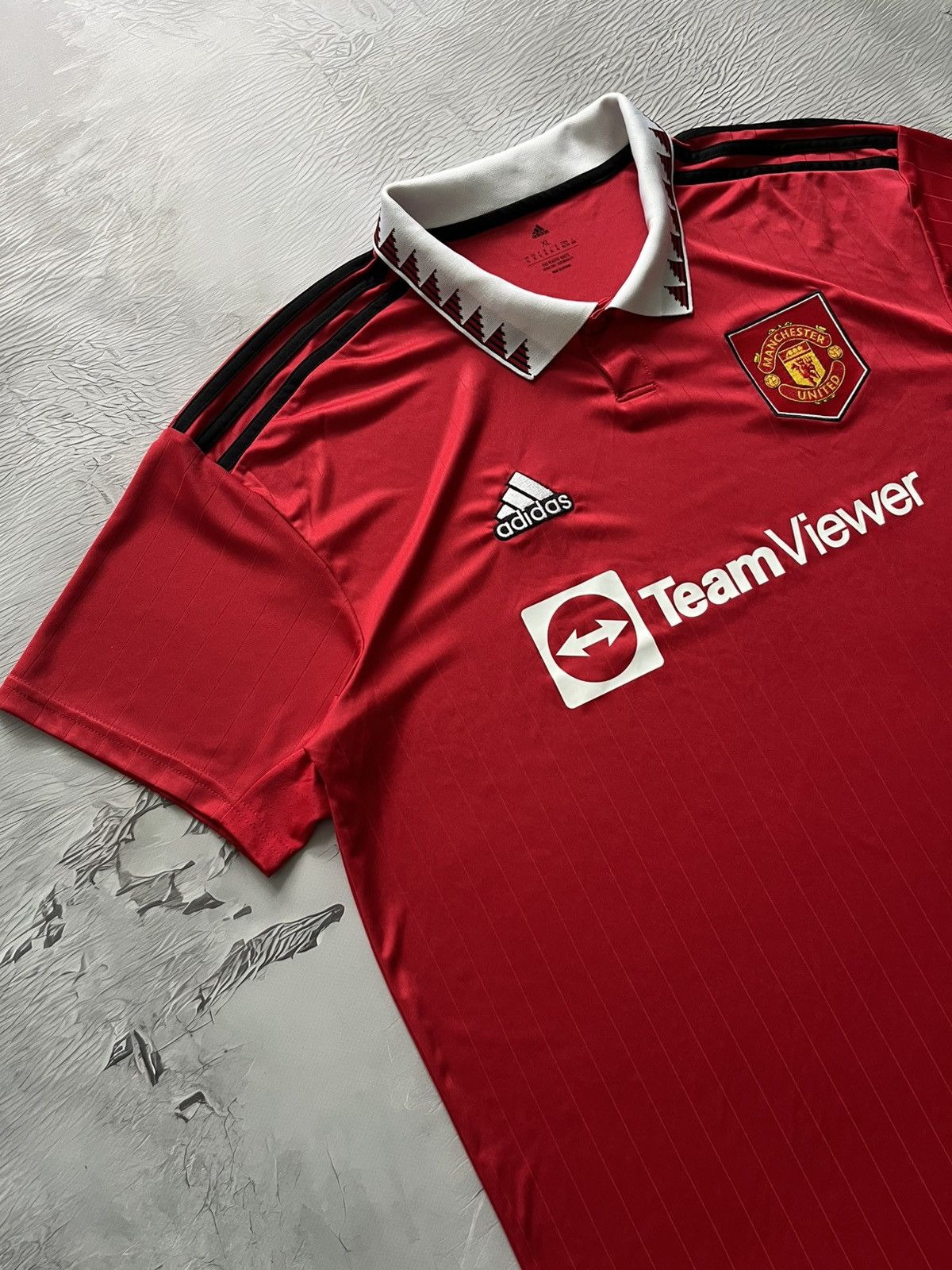Adidas Adidas Manchester United 2022/23 Football Soccer Jersey Red Size US XL / EU 56 / 4 - 4 Thumbnail