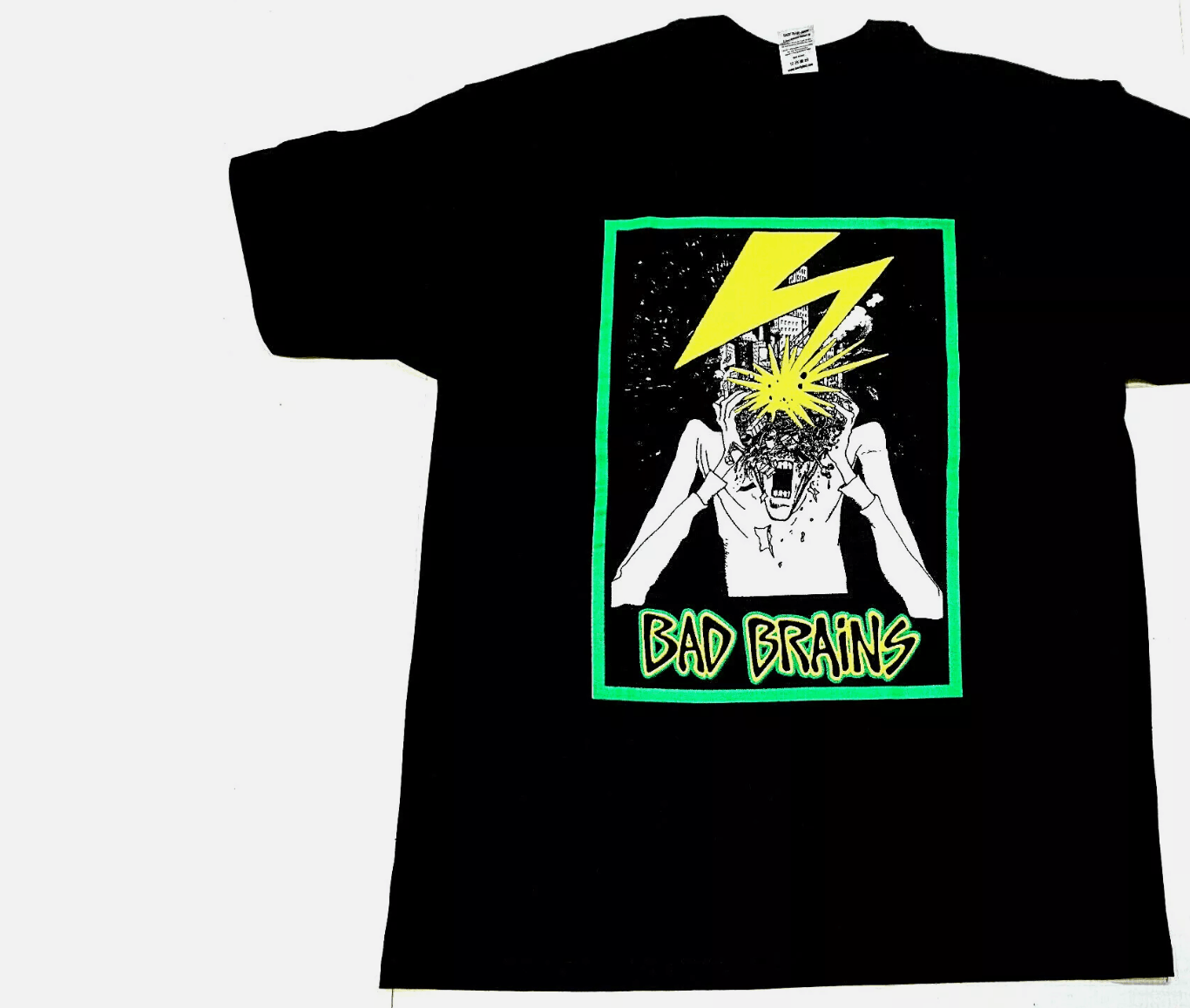 Band Tees BAD BRAINS Band T-shirt Hardcore Punk Reggae Metal Tee Size US XL / EU 56 / 4 - 2 Thumbnail