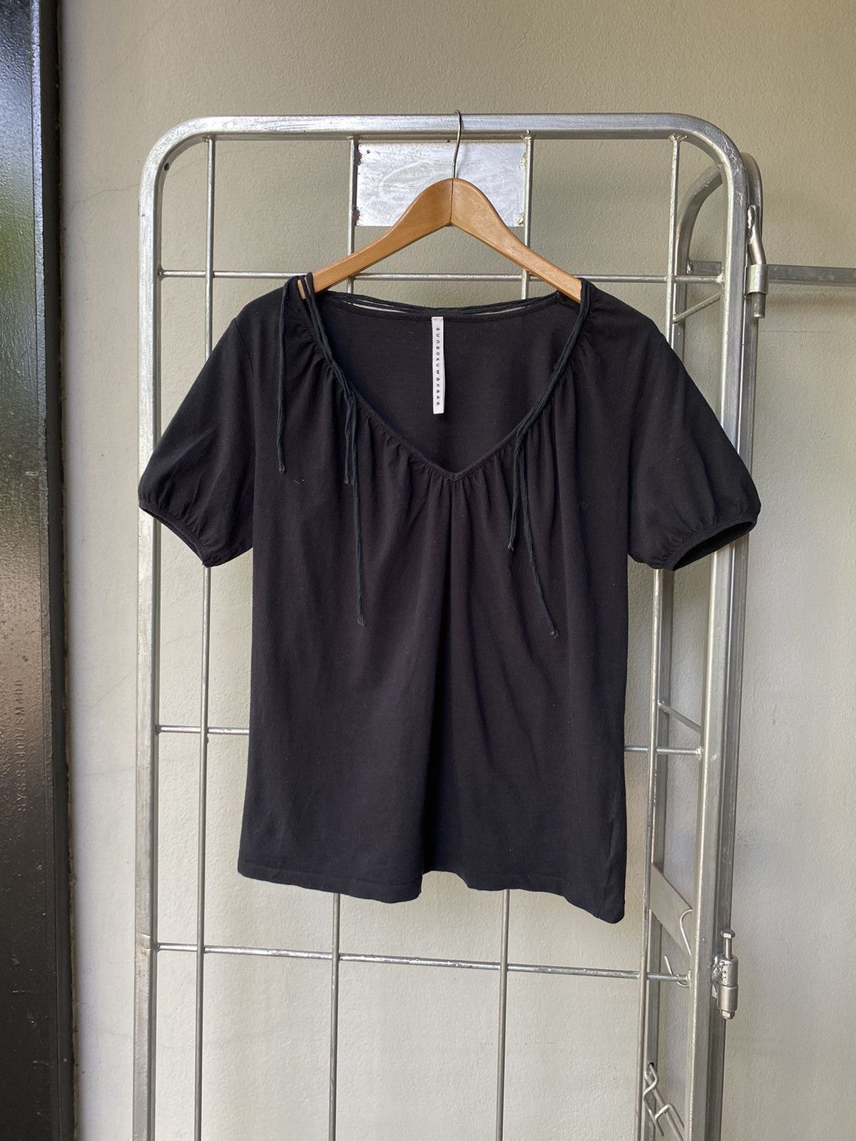 Sunao Kuwahara Sunao Kuwahara black blouse Size ONE SIZE - 1 Thumbnail