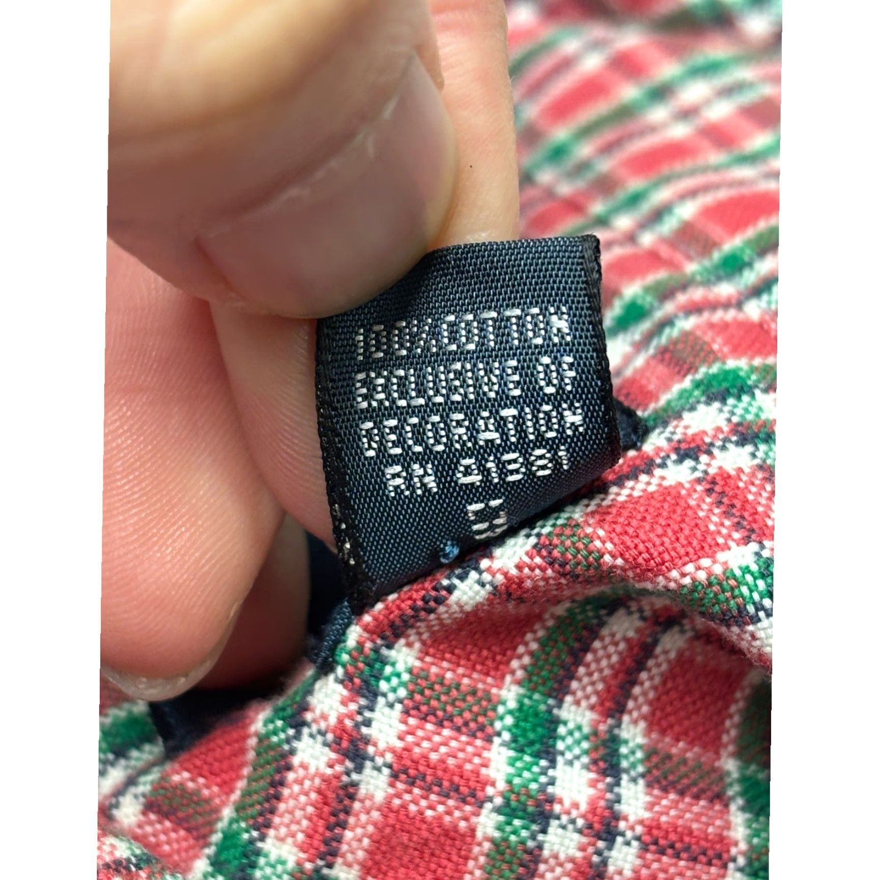 Ralph Lauren Ralph Lauren Mens XL Custom Fit Plaid Button-Down Shirt Red Green Cotton Long Size US XL / EU 56 / 4 - 5 Thumbnail