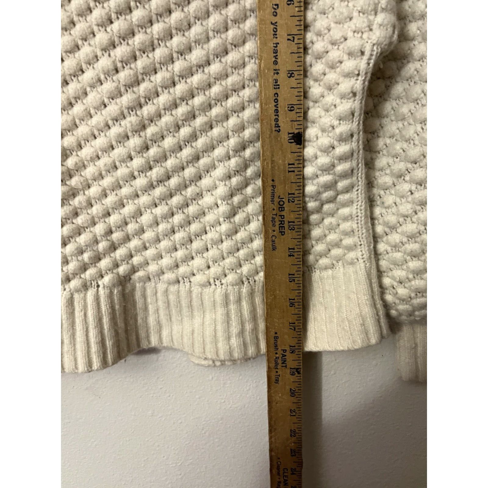 Madewell VINTAGE Madewell Sweater Cardigan Women XXS Cream Textured Knit Preppy School долг sleeve Size XXS / US 00 / IT 34 - 5 Thumbnail