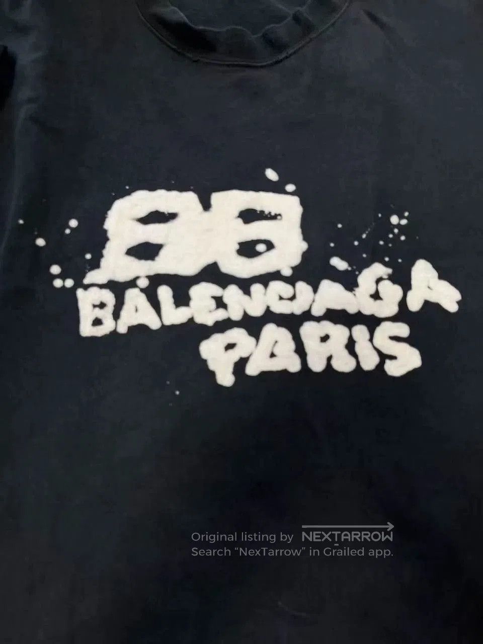 Balenciaga Balenciaga Logo Print Crewneck Short Sleeve T-shirt. Size US XL / EU 56 / 4 - 3 Thumbnail
