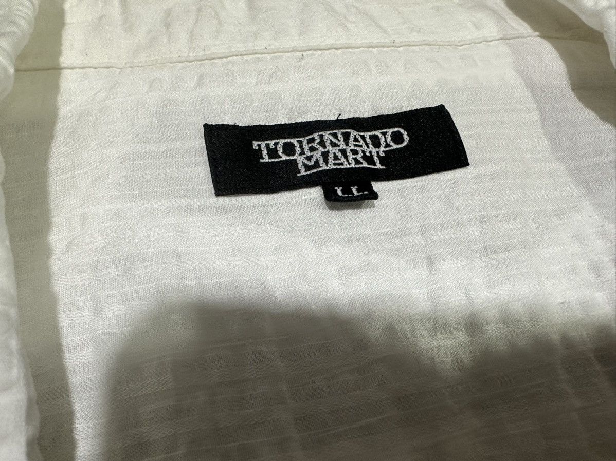 Tornado Mart 🔥Sick Y2K Tornado Mart Asymmetric Wrinkled Shirt Size US L / EU 52-54 / 3 - 6 Thumbnail