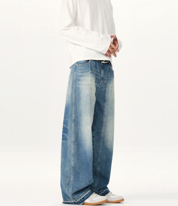 Vintage Men's American baggy lightning scimitar jeans Size US 32 / EU 48 - 3 Thumbnail