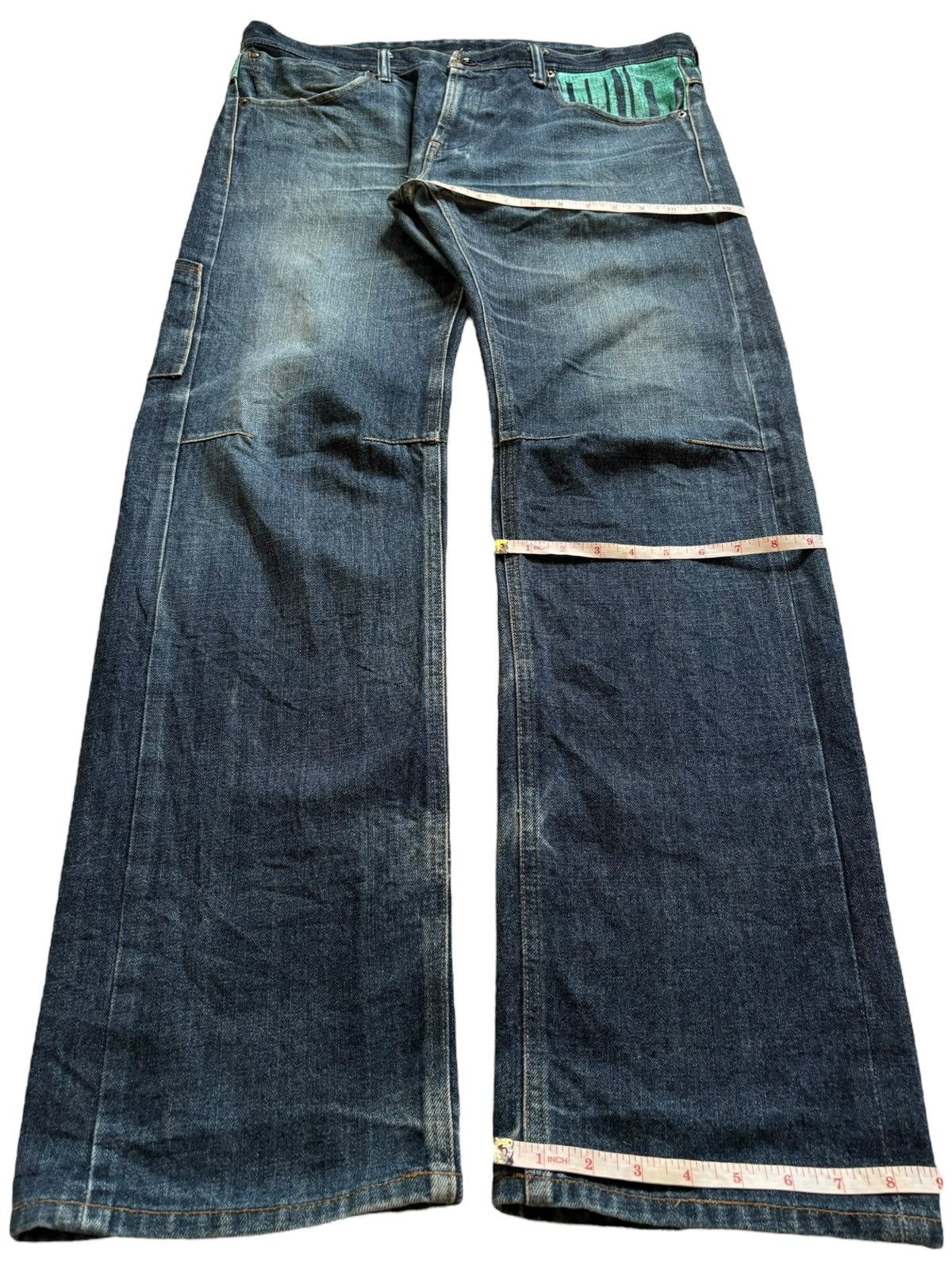 Japanese Brand Vintage Japanese Brand Faded Wash Spell Out Baggy Jeans Size US 38 / EU 54 - 15 Thumbnail