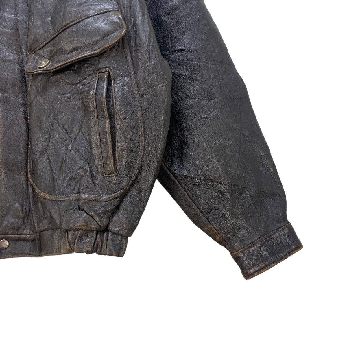 Aviator Nation 💥Vintage 80 Dog Fight A2 Leather Jacket Size US M / EU 48-50 / 2 - 6 Thumbnail