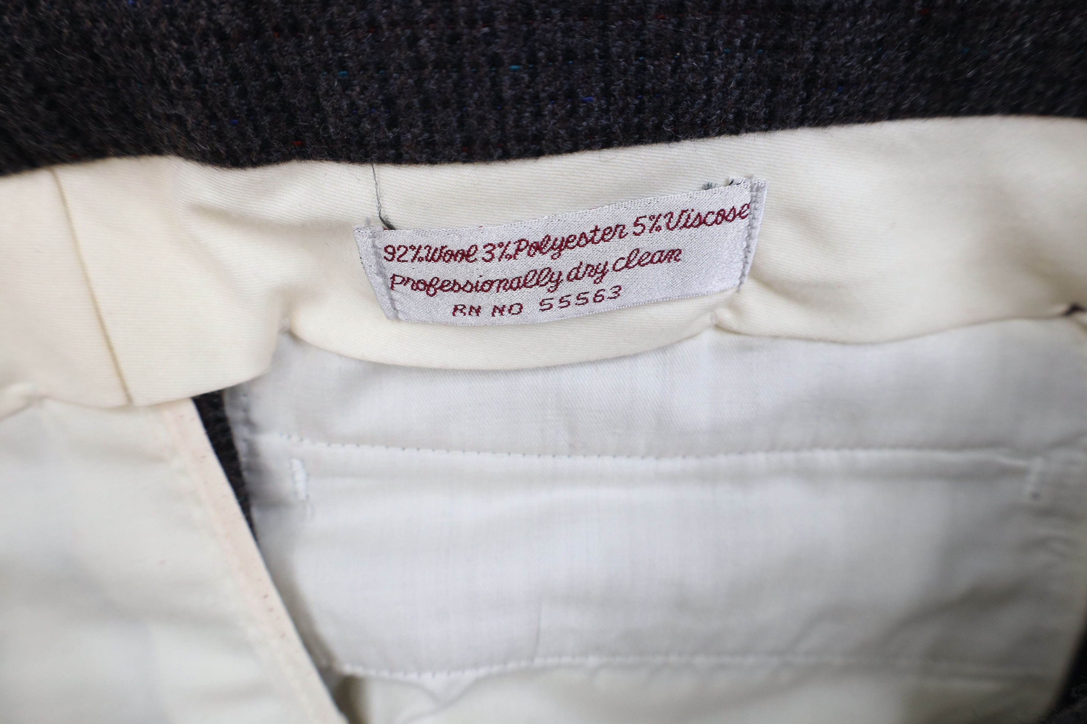 Vintage Vintage 90s Streetwear Wide Leg Chino Pants Rainbow Fleck Size US 34 / EU 50 - 6 Thumbnail