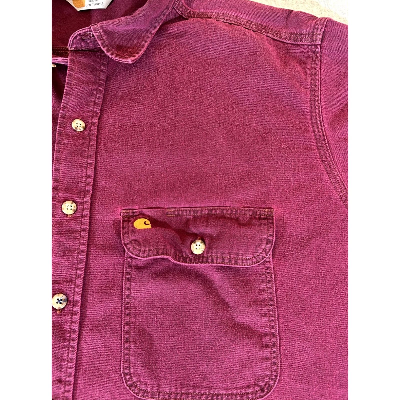 Carhartt VINTAGE Carhartt Shirt Mens 2XL Flannel Red Button Long Sleeve Workwear XXL 90s Size US XXL / EU 58 / 5 - 2 Thumbnail