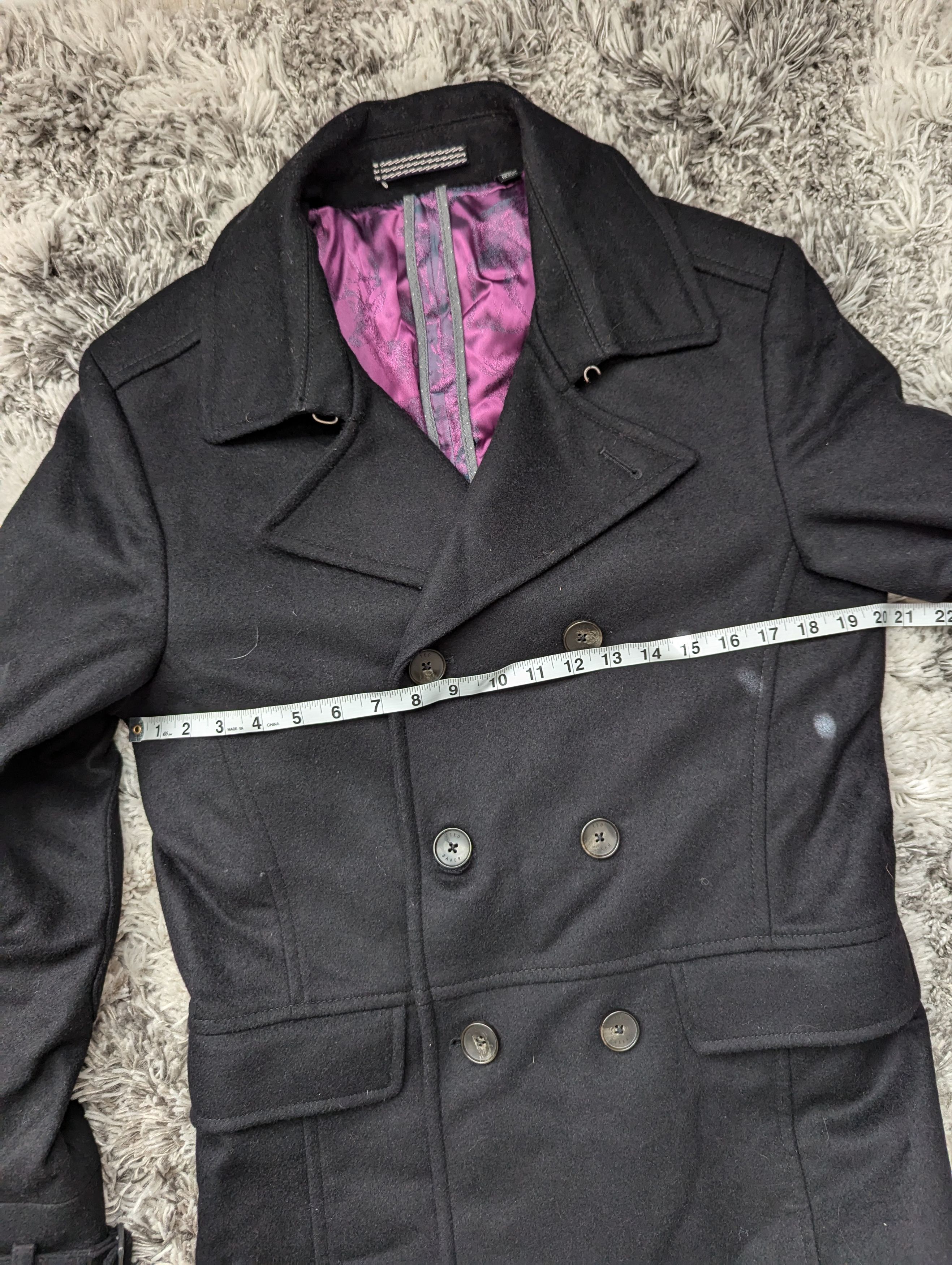 Ted Baker Ted Baker Black Pea Coat Size 3/M Size US M / EU 48-50 / 2 - 8 Thumbnail