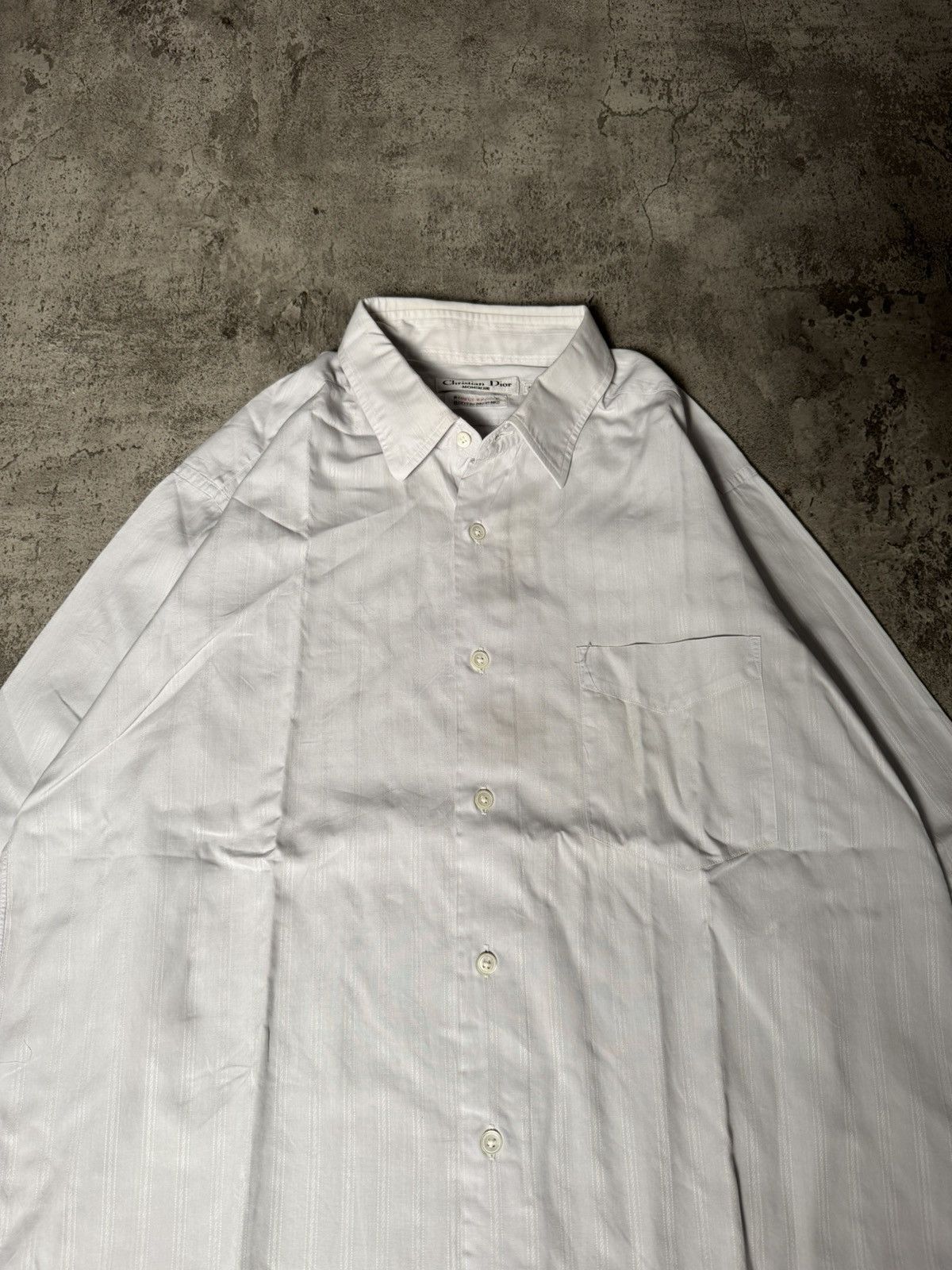 Christian Dior Monsieur VINTAGE CHRISTIAN DIOR MONSIEUR WHITE LONG SHIRT Size US L / EU 52-54 / 3 - 2 Thumbnail