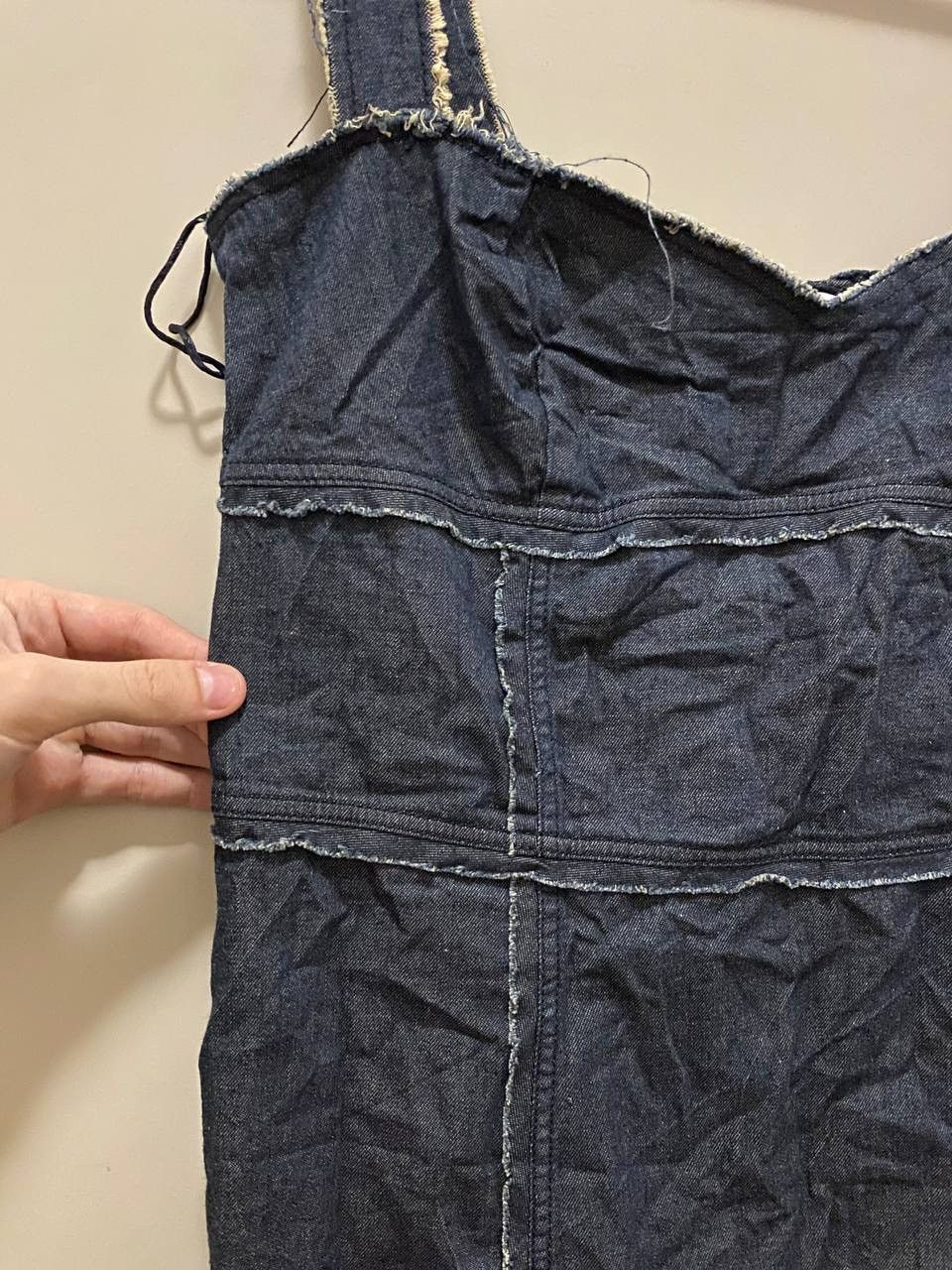 Moschino × Vintage Vintage Y2K MOSCHINO denim dress 90s Size L / US 10 / IT 46 - 3 Thumbnail