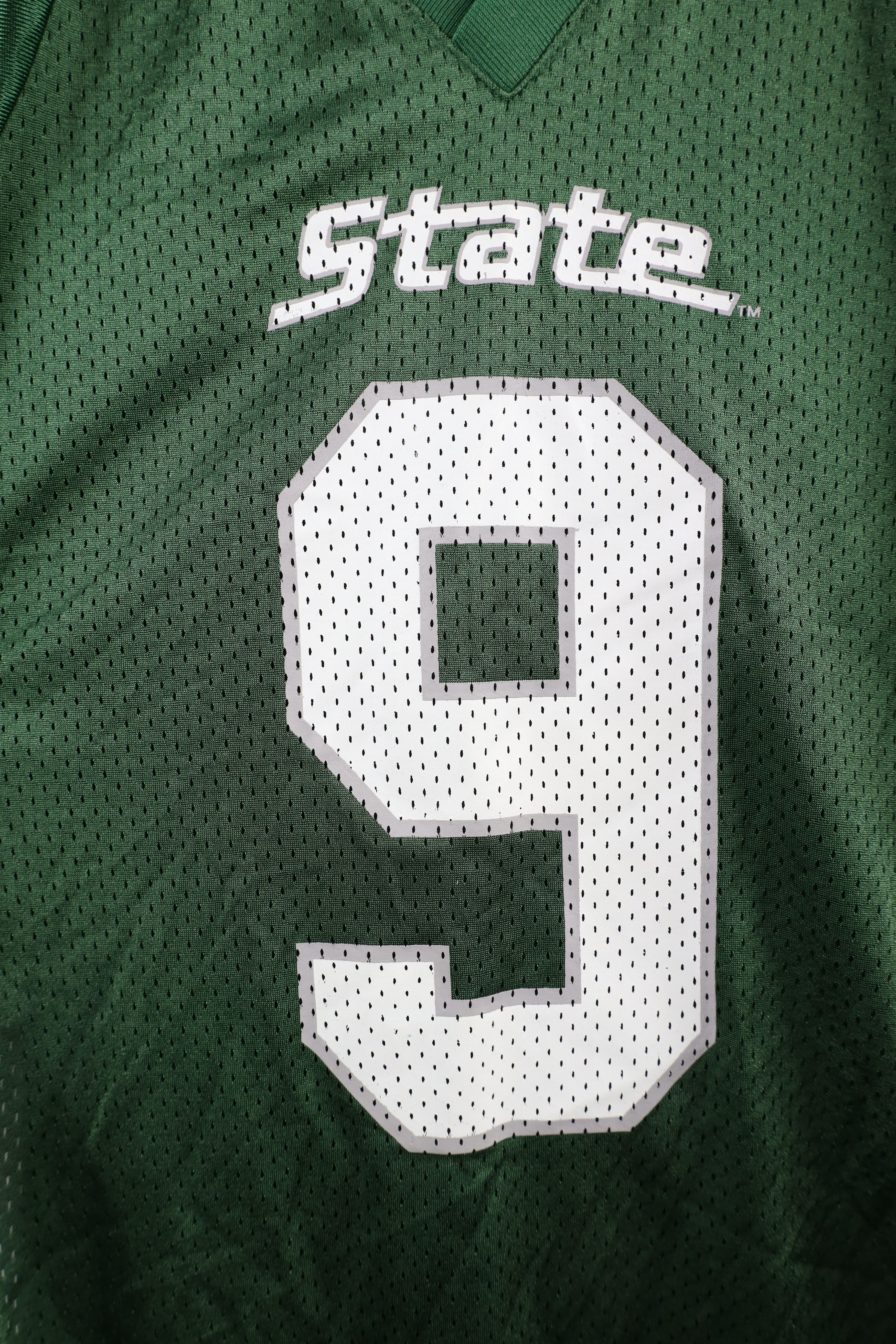 Nike × Vintage Vintage Nike Michigan State University Football Jersey Green Size US L / EU 52-54 / 3 - 5 Thumbnail