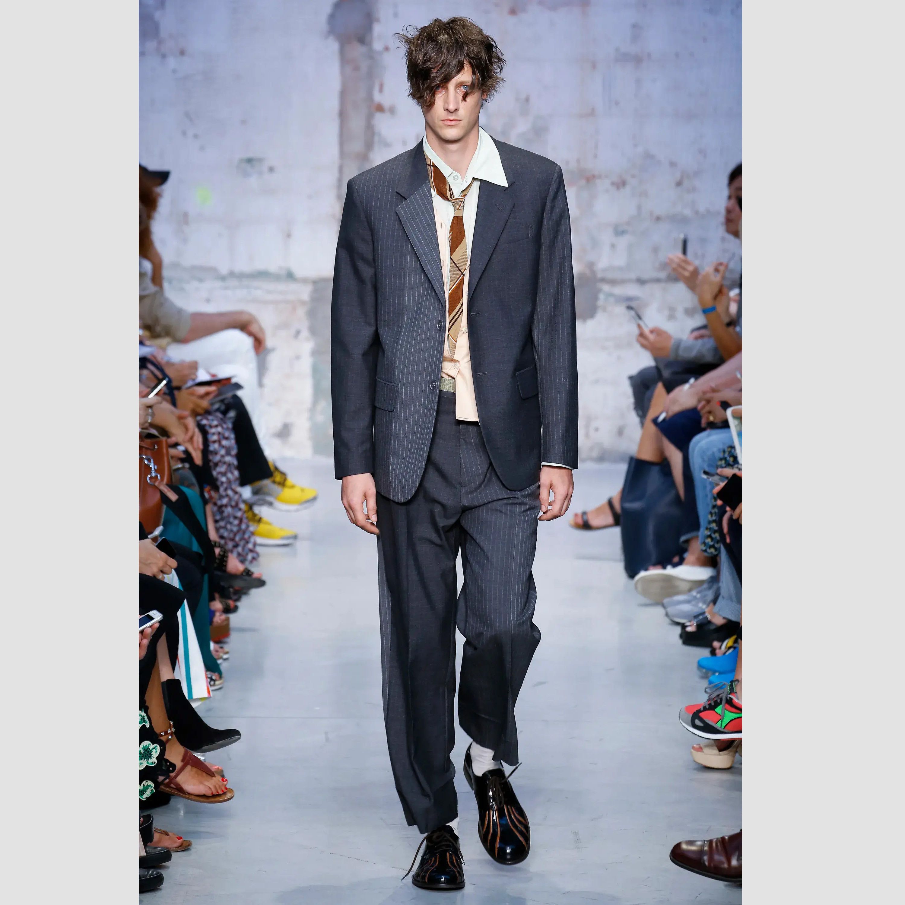 Marni Marni SS18 Pinstripe Runway Pant Size US 34 / EU 50 - 6 Thumbnail