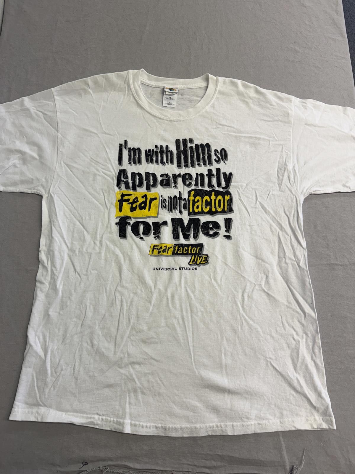 Universal Studios VTG Fear Factor Show T-shirt 2005 Fear is not a Factor XL Size US XL / EU 56 / 4 - 1 Thumbnail