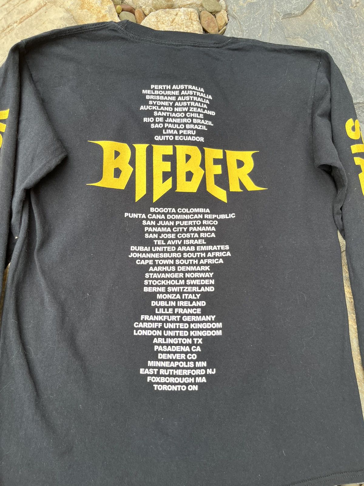 Justin Bieber Justin Bieber Team 2017 stadium tour long sleeve y2k tee Size US S / EU 44-46 / 1 - 11 Thumbnail