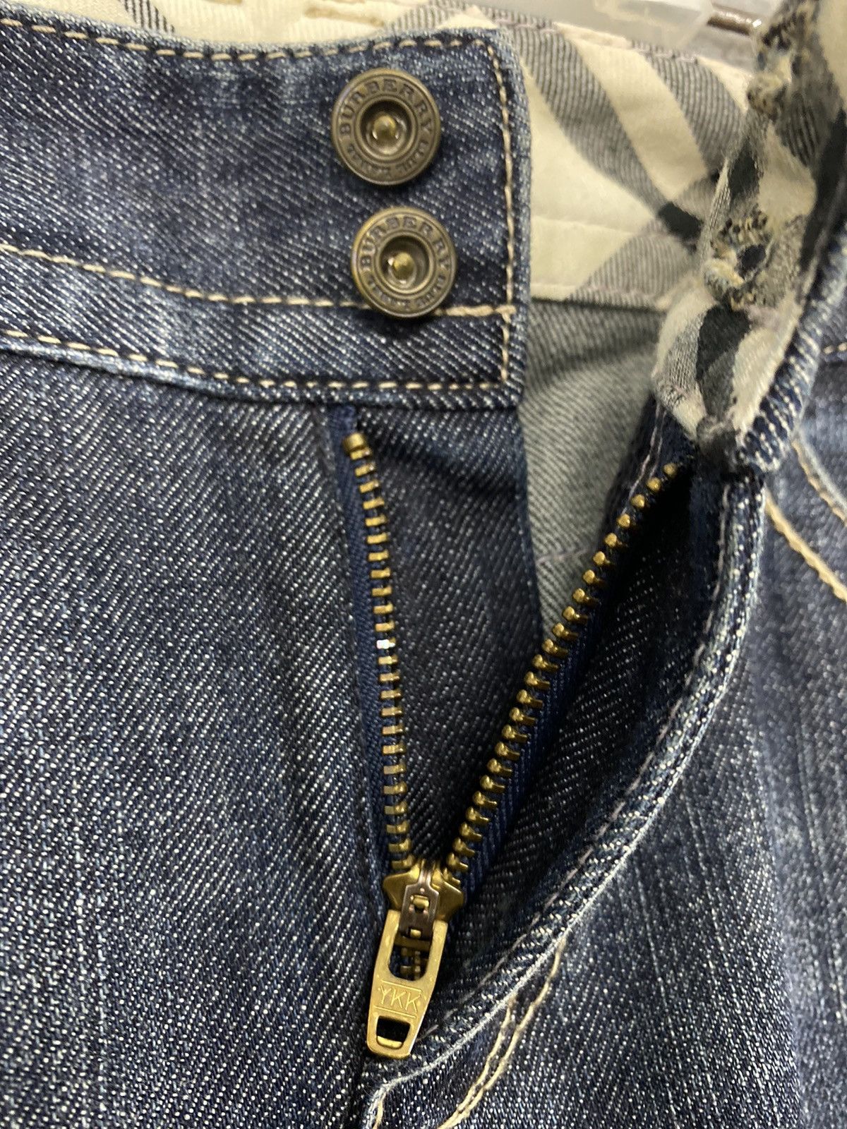 Burberry 🔥BURBERRY BLUE LABEL JEANS NOVACHECK Size 30" / US 8 / IT 44 - 7 Thumbnail