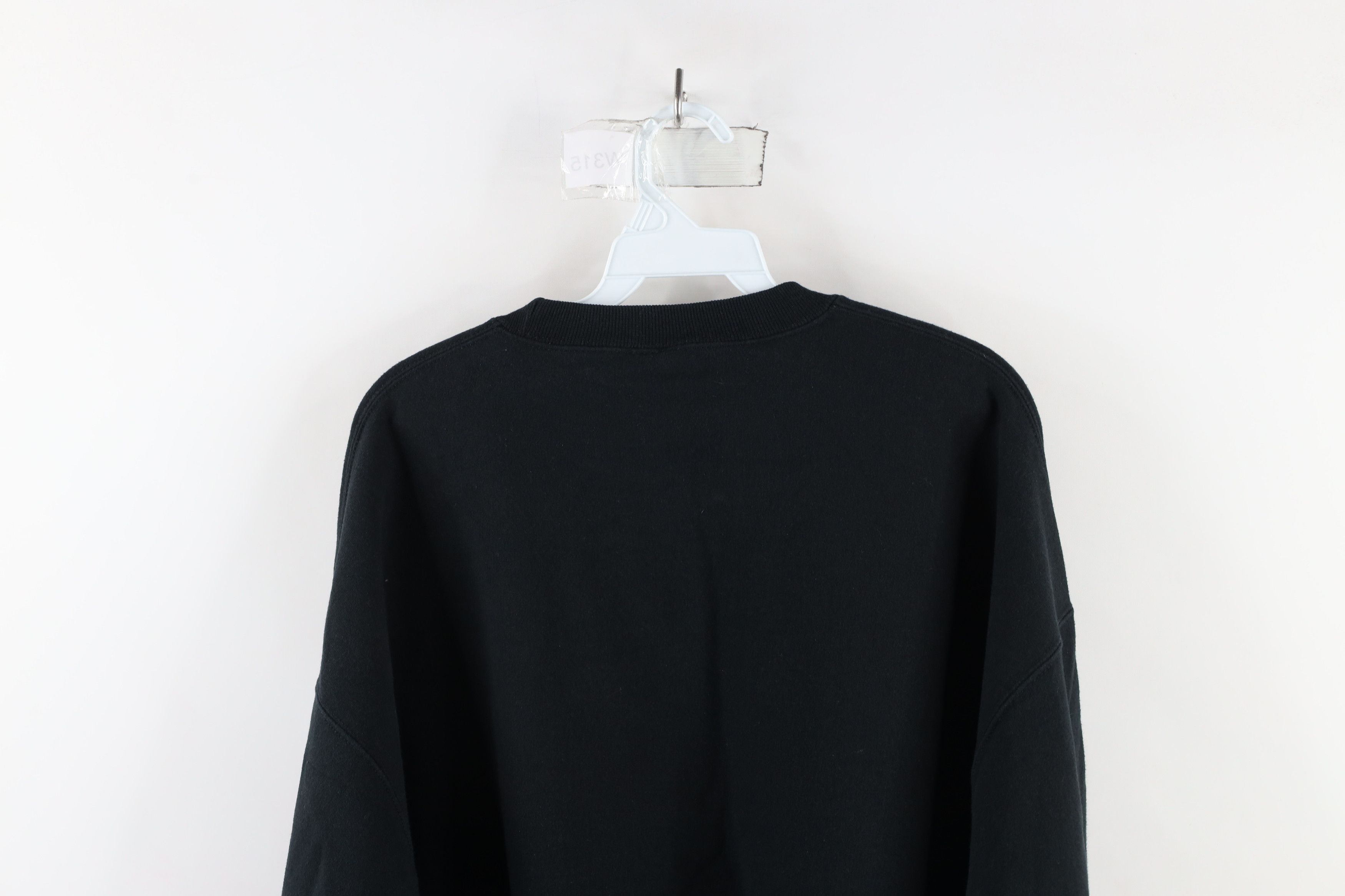 Vintage Vintage 90s Streetwear Wolf Moon Crewneck Sweatshirt Black Size US XL / EU 56 / 4 - 7 Thumbnail