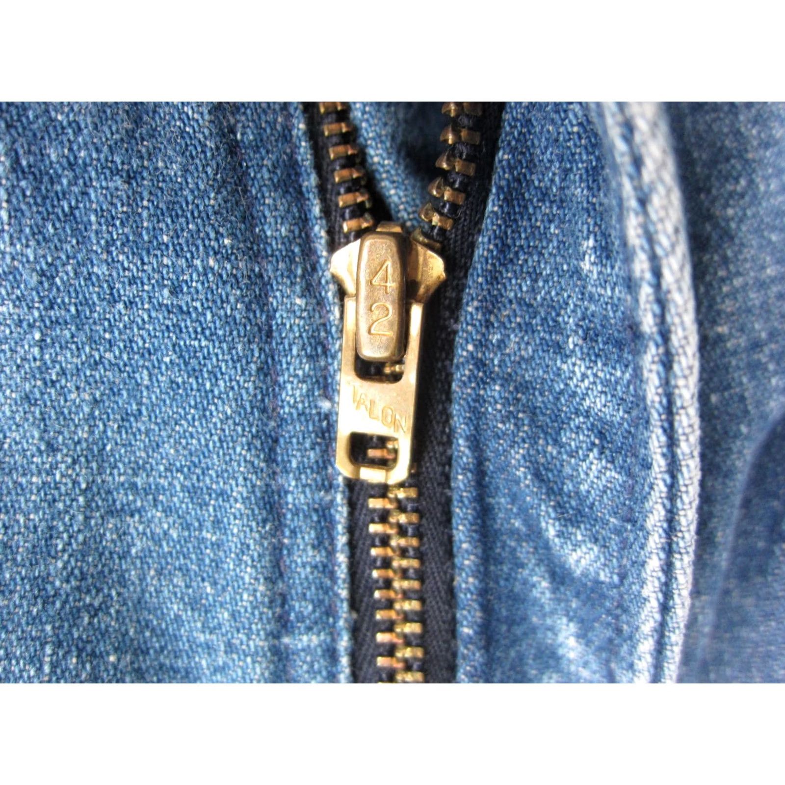 Vintage VINTAGE Oshkosh Jeans Mens 32x26 Blue Denim Baggy Carpenter Talon Zip 70s 90s USA Size US 32 / EU 48 - 7 Thumbnail