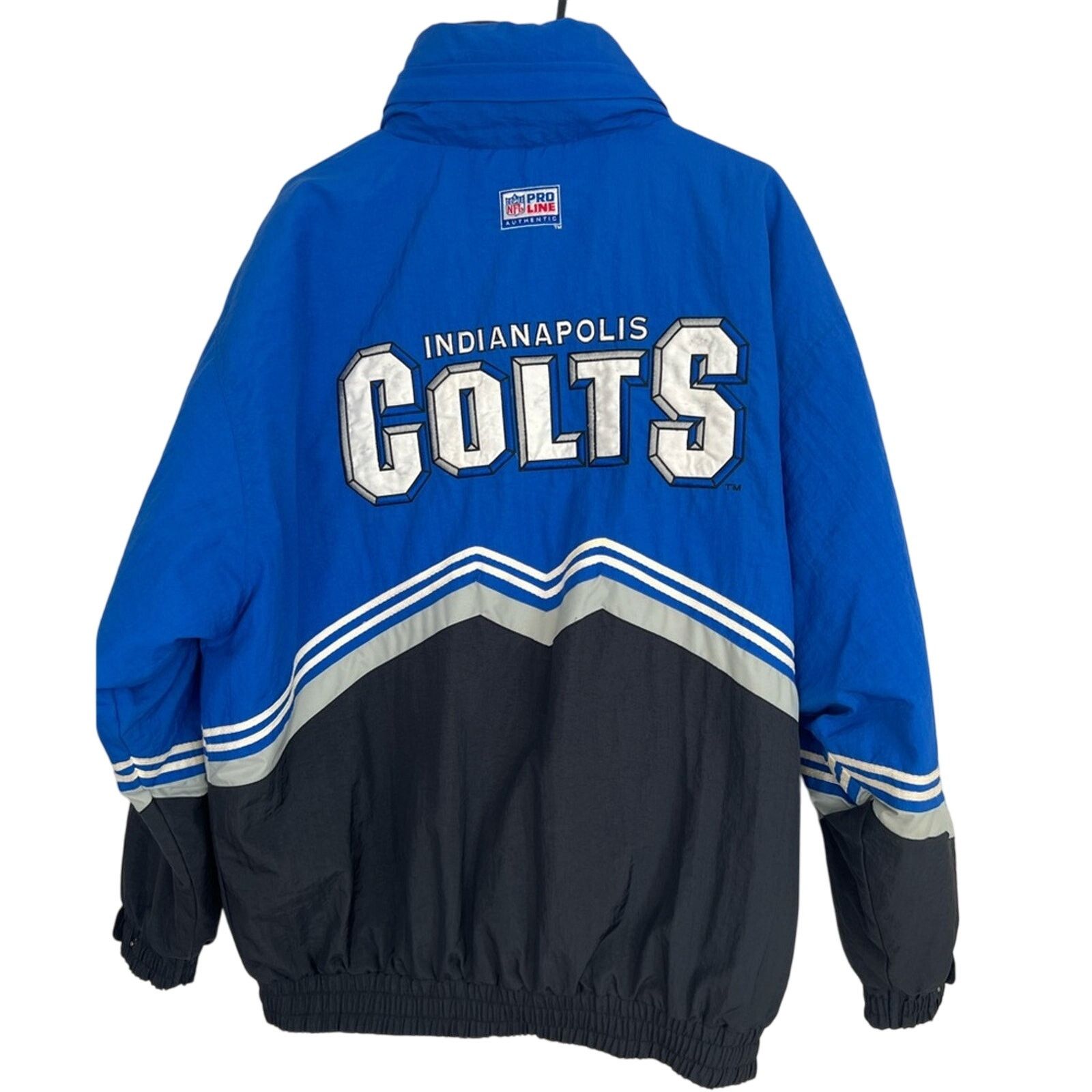 Logo Athletic Vintage Logo Athletic Indianapolis Colts Jacket Zip Puffer Size US XL / EU 56 / 4 - 2 Thumbnail