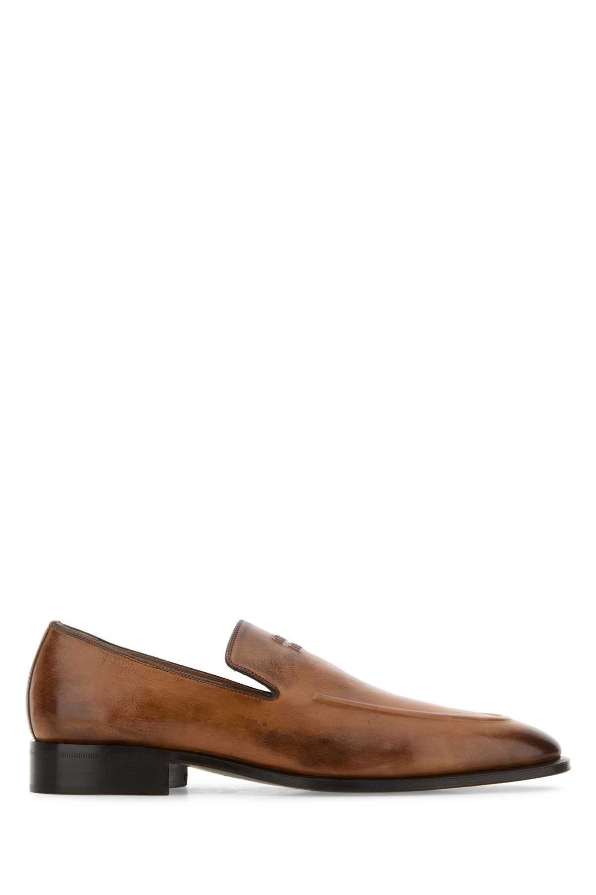 Miu Miu Caramel Leather Loafers Size US 10 / IT 40 - 1 Thumbnail
