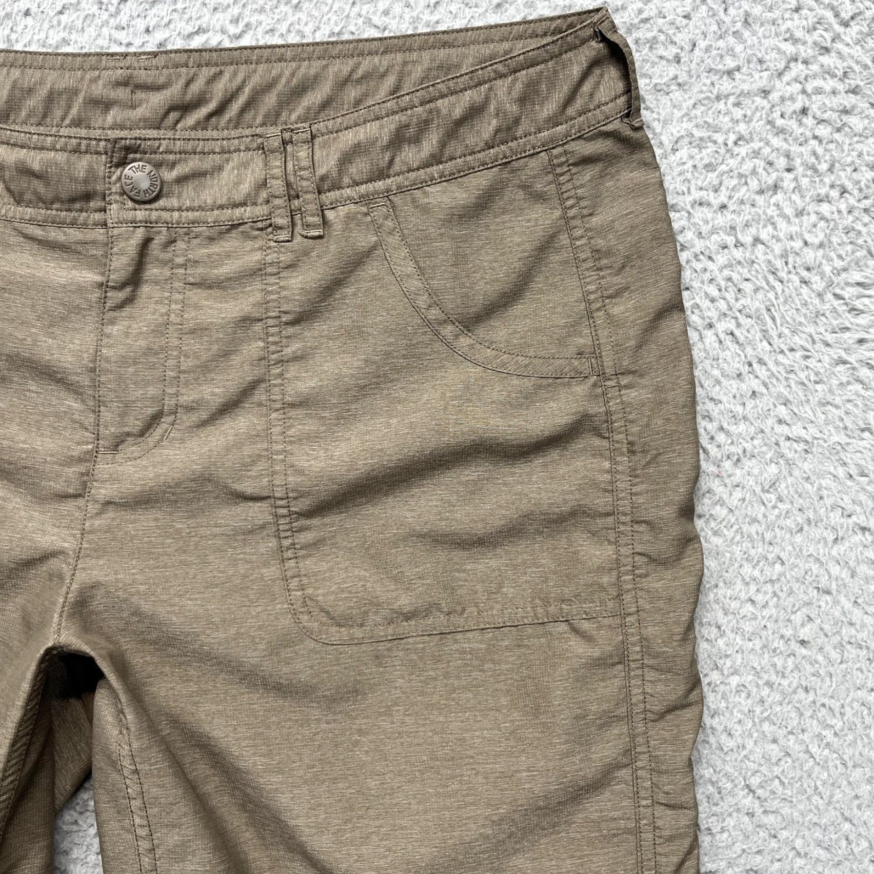 The North Face The North Face Hiking Shorts Womens 14 Brown Roll Cuff Drawstring Pockets Size 36" / US 14 / IT 50 - 3 Thumbnail