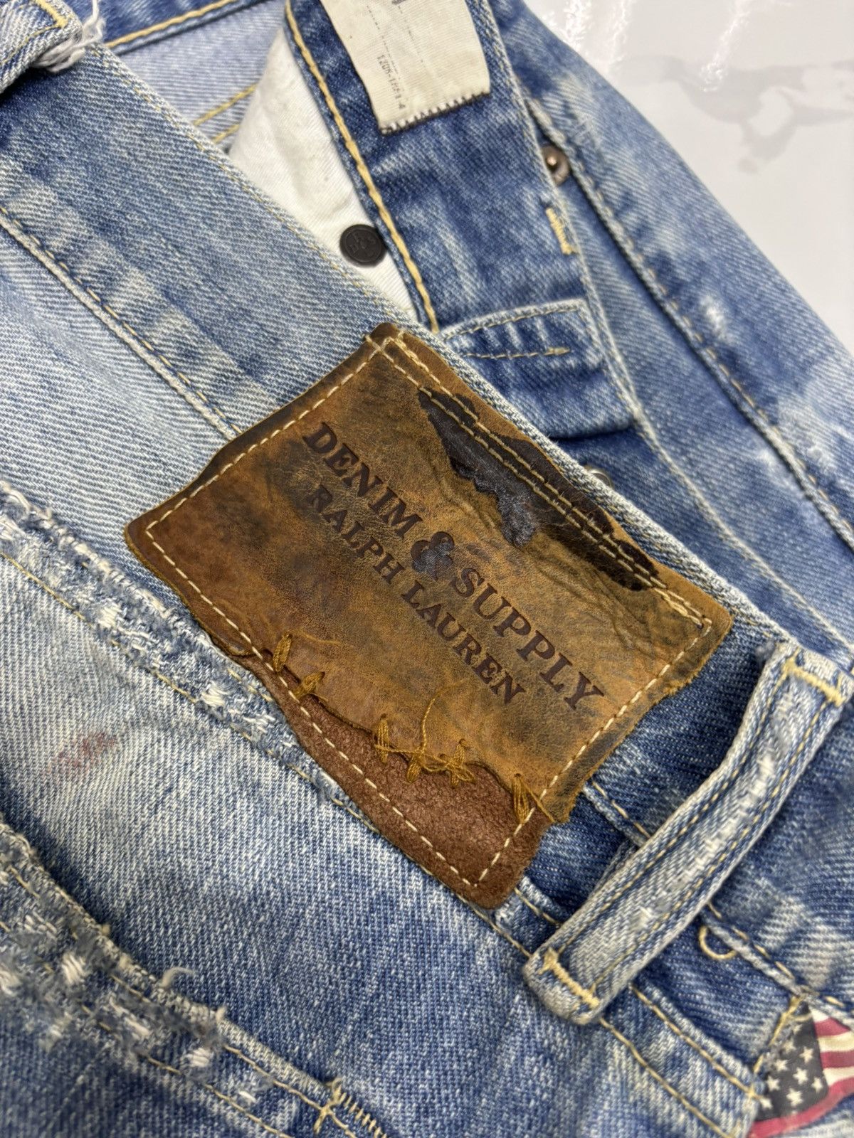 Denim & Supply Ralph Lauren 🔥DENIM SUPPLY RALPH LAUREN RIPPED DISTRESSED DENIM JEANS Size US 32 / EU 48 - 10 Thumbnail