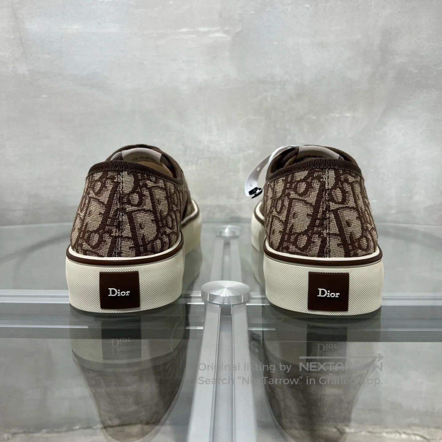 Dior Dior Saltwind Brown Old-Fashioned Low-Top Sports Shoes Size US 11 / EU 44 - 6 Thumbnail