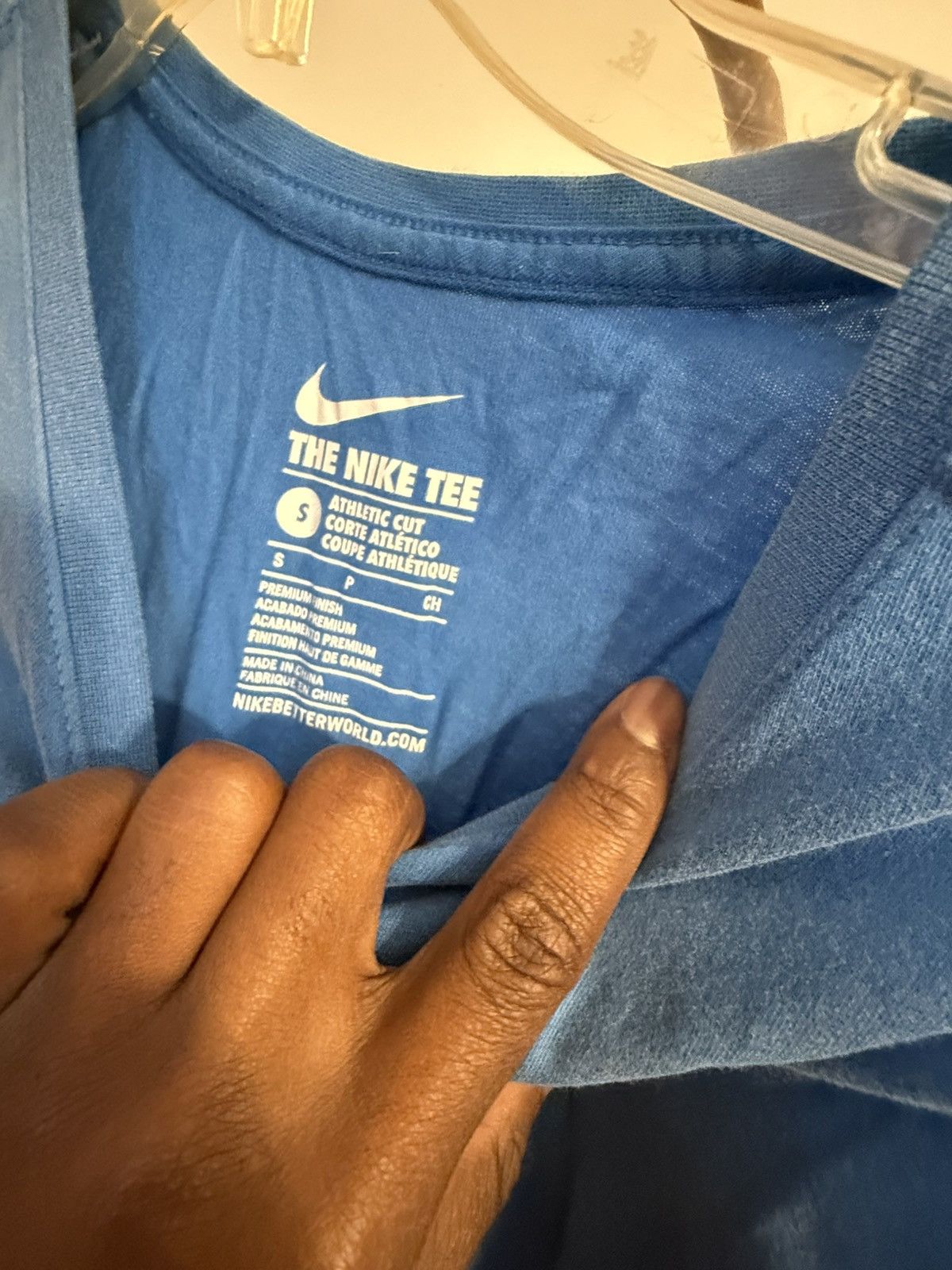 Nike Blue nike shirt Size US S / EU 44-46 / 1 - 3 Thumbnail