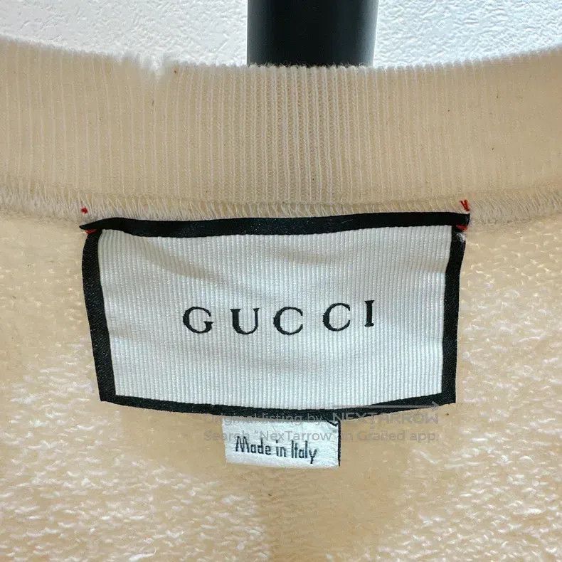 Gucci Gucci Beige graffiti letter printed round-neck sweatshirt Size US M / EU 48-50 / 2 - 3 Thumbnail