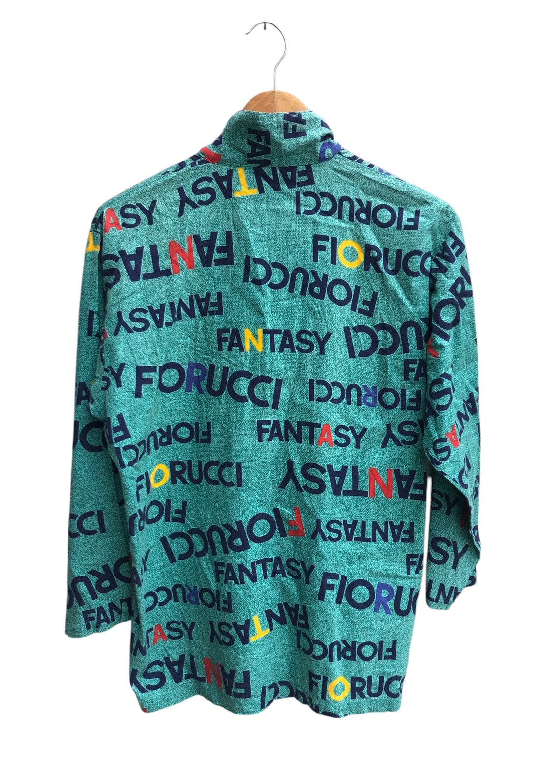 Fiorucci × Japanese Brand 🔥Mega Rare🔥Iconic Fiorucci Monogram Big Logo Shirt 🔥 Size US M / EU 48-50 / 2 - 2 Thumbnail