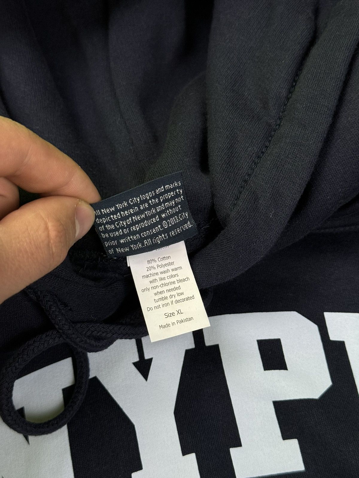 Other Vintage hoodie NYPD New York Police original item Size US XL / EU 56 / 4 - 4 Thumbnail