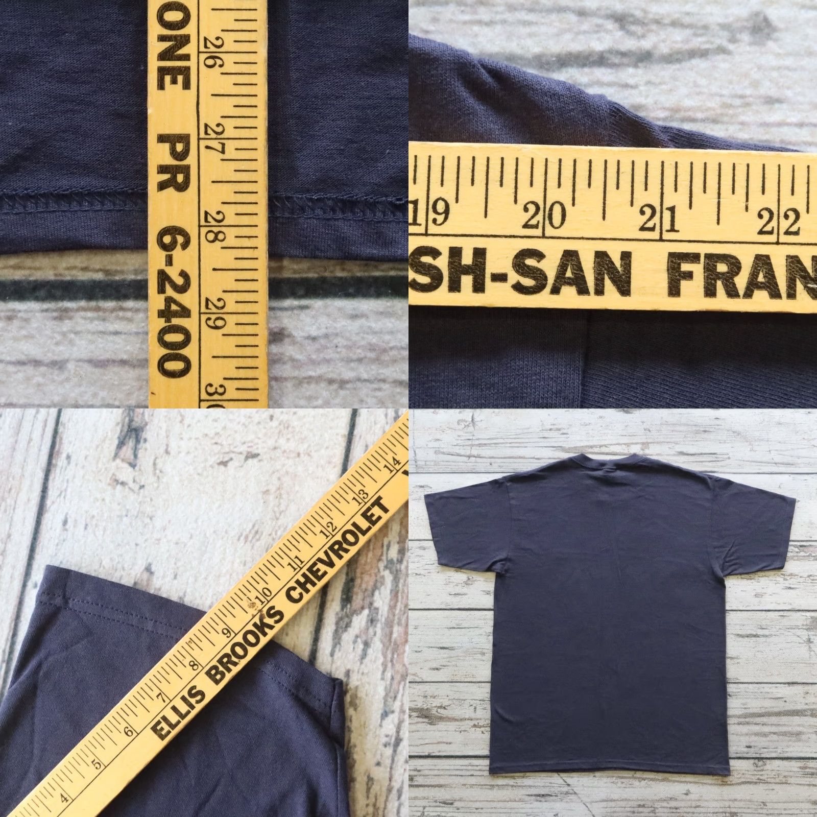Vintage VINTAGE Roxy Music Band Tshirt L Blue Mens T-Shirt Size US L / EU 52-54 / 3 - 8 Thumbnail
