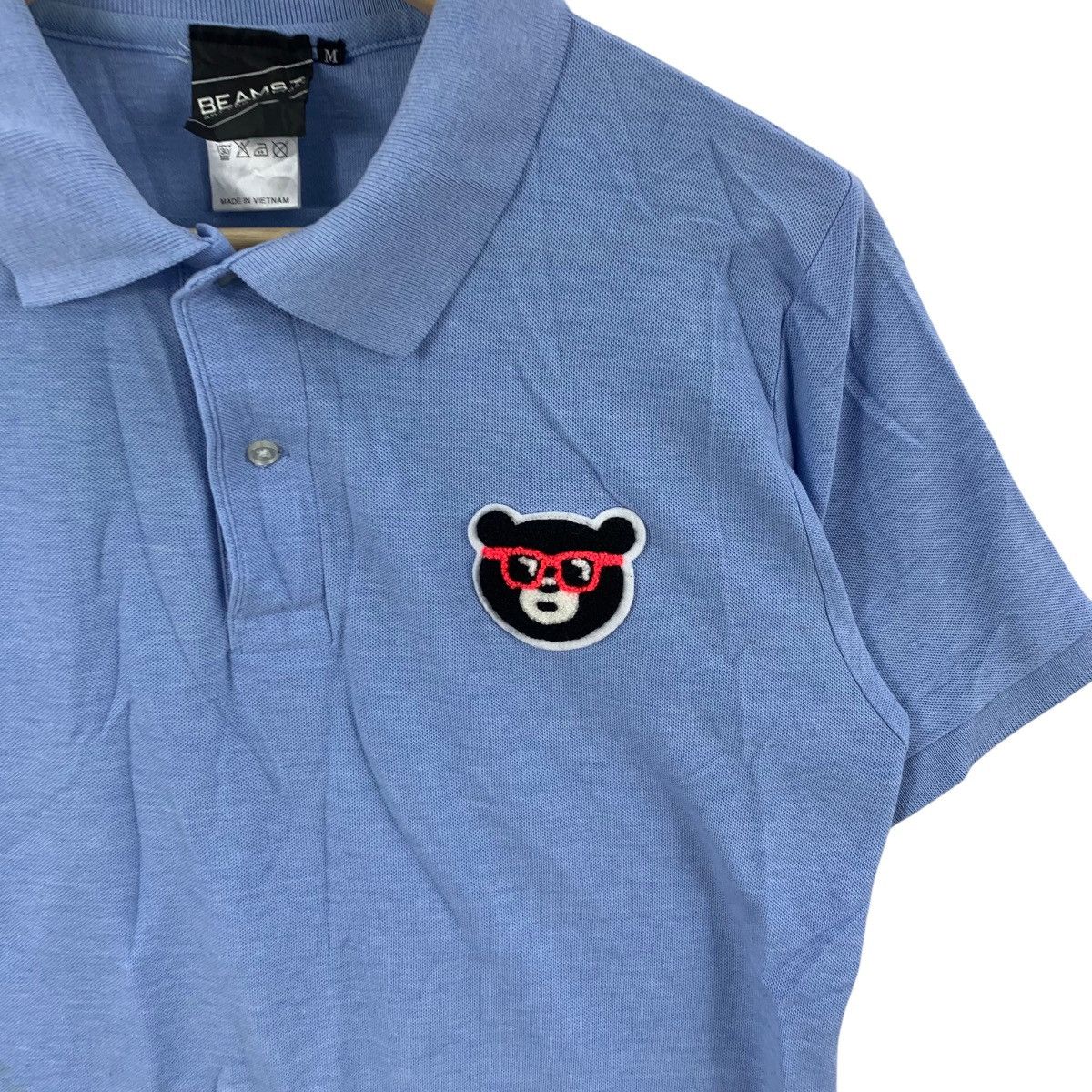 Beams Plus Vintage BEAMS PLUS JAPAN For Art Bear Polo Tee Shirt Top Size US M / EU 48-50 / 2 - 5 Thumbnail