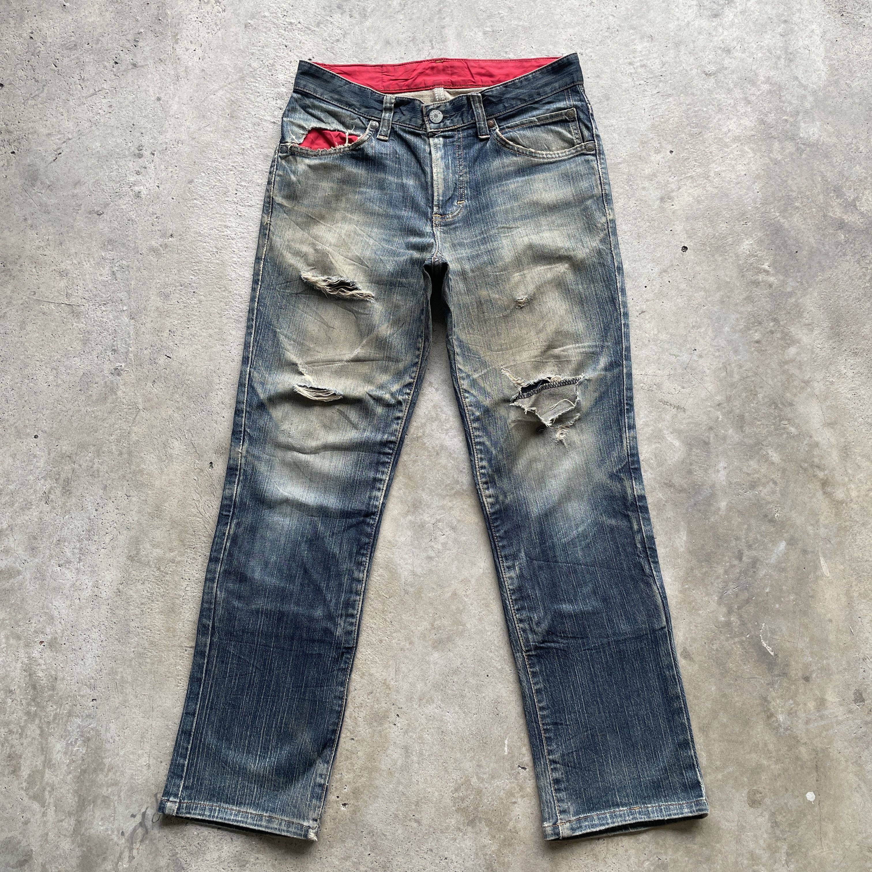 Edwin × Jean Vintage Edwin x Motor Head Rusty Jeans Sick Denim Pants Size US 31 - 2 Thumbnail