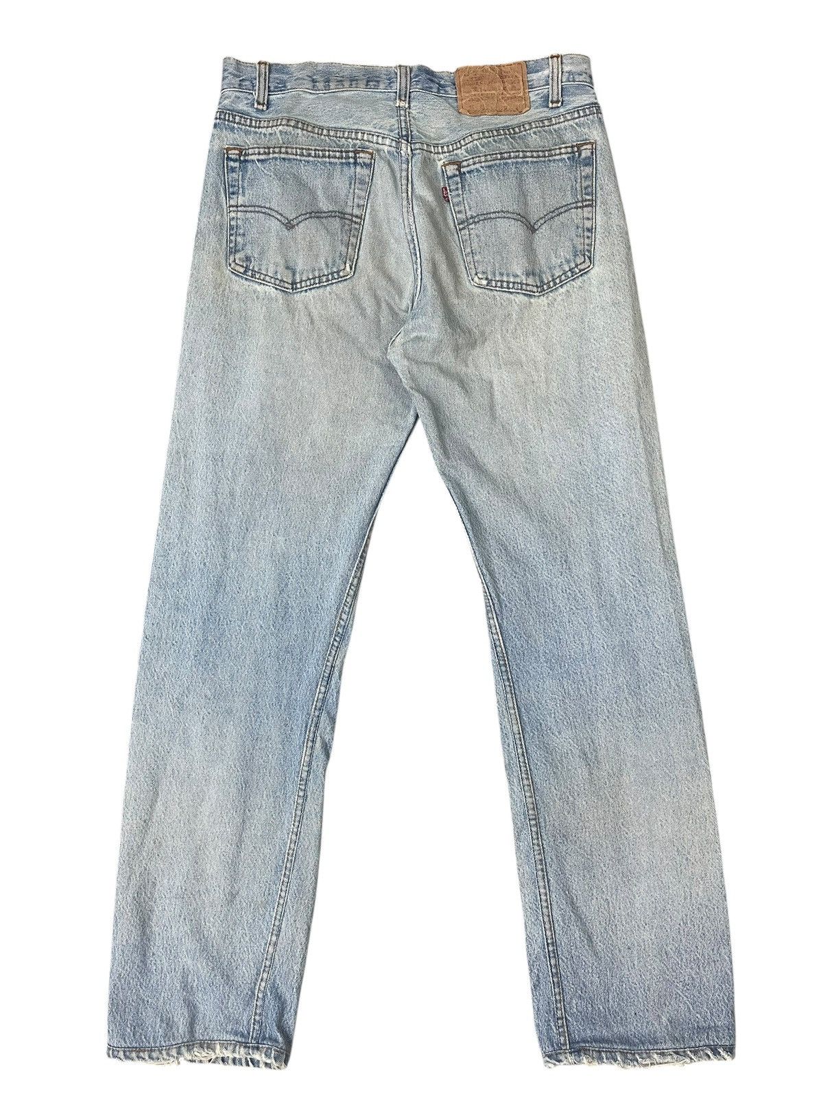 Levi's Vintage 80’s Levi’s 501 Jeans Distressed Streetwear Size US 33 - 2 Thumbnail