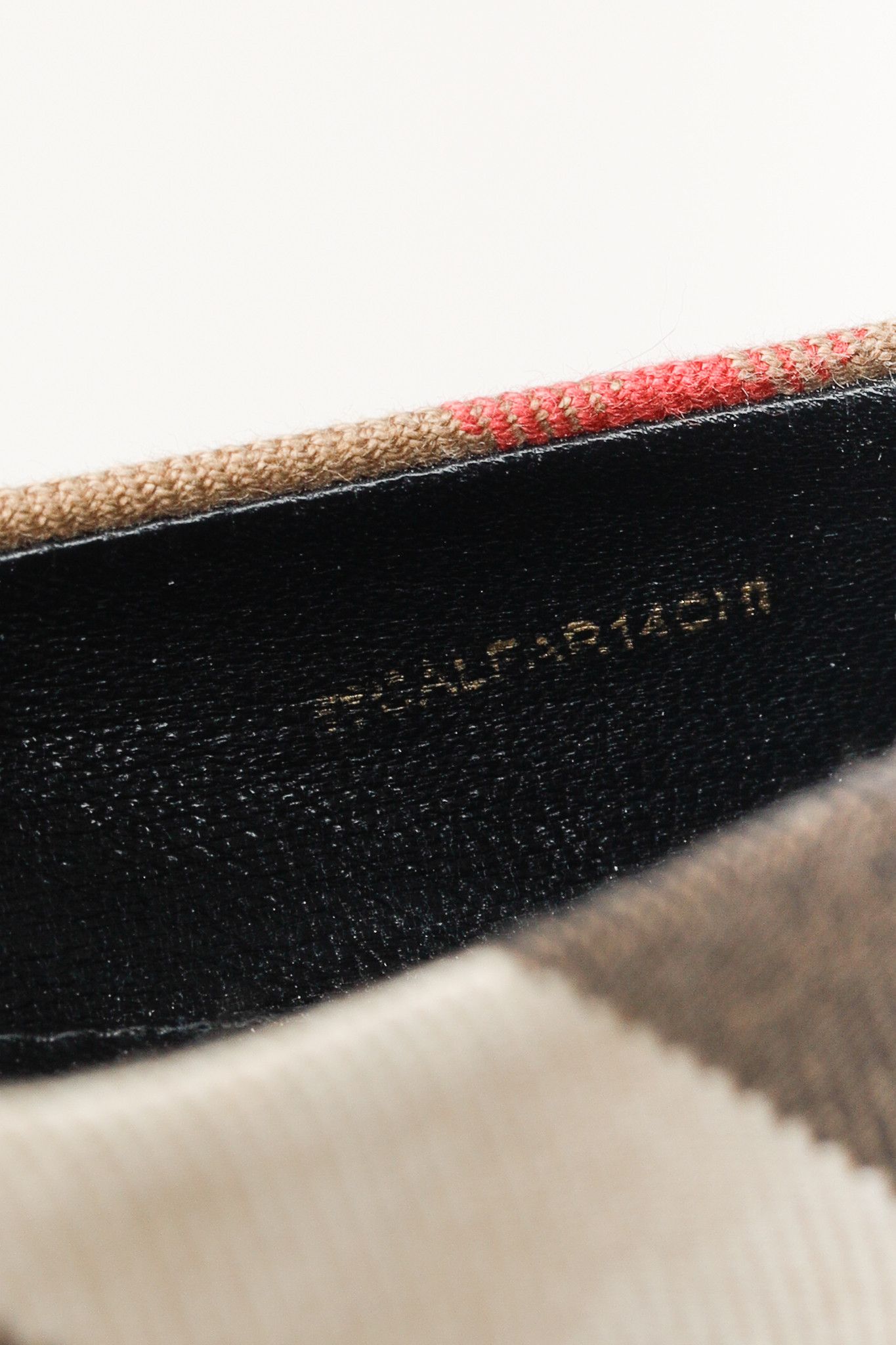 Burberry Burberry Avonwick House Check Leather-Trim Ballerina Flats Size US 9.5 / IT 39.5 - 10 Thumbnail