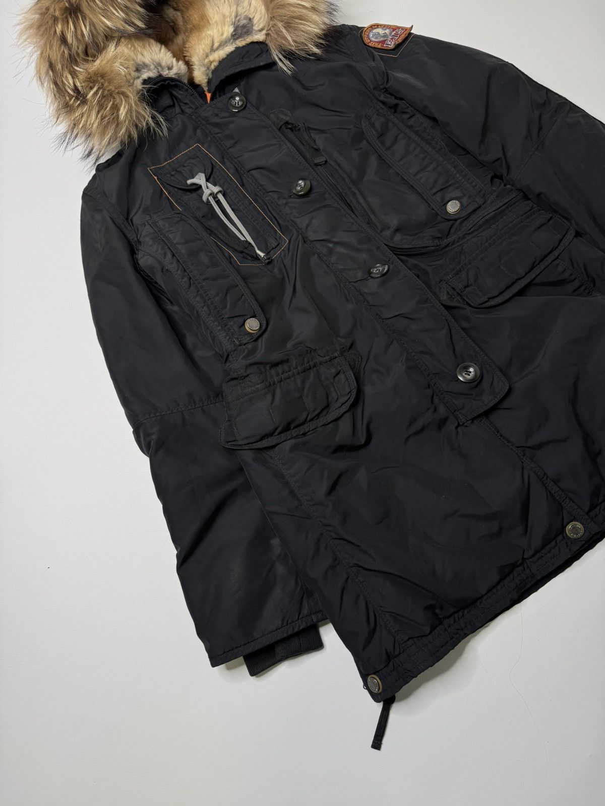 Parajumpers PJS Parajumpers fur Down jacket 210 squadron parka luxury Size S / US 4 / IT 40 - 4 Thumbnail