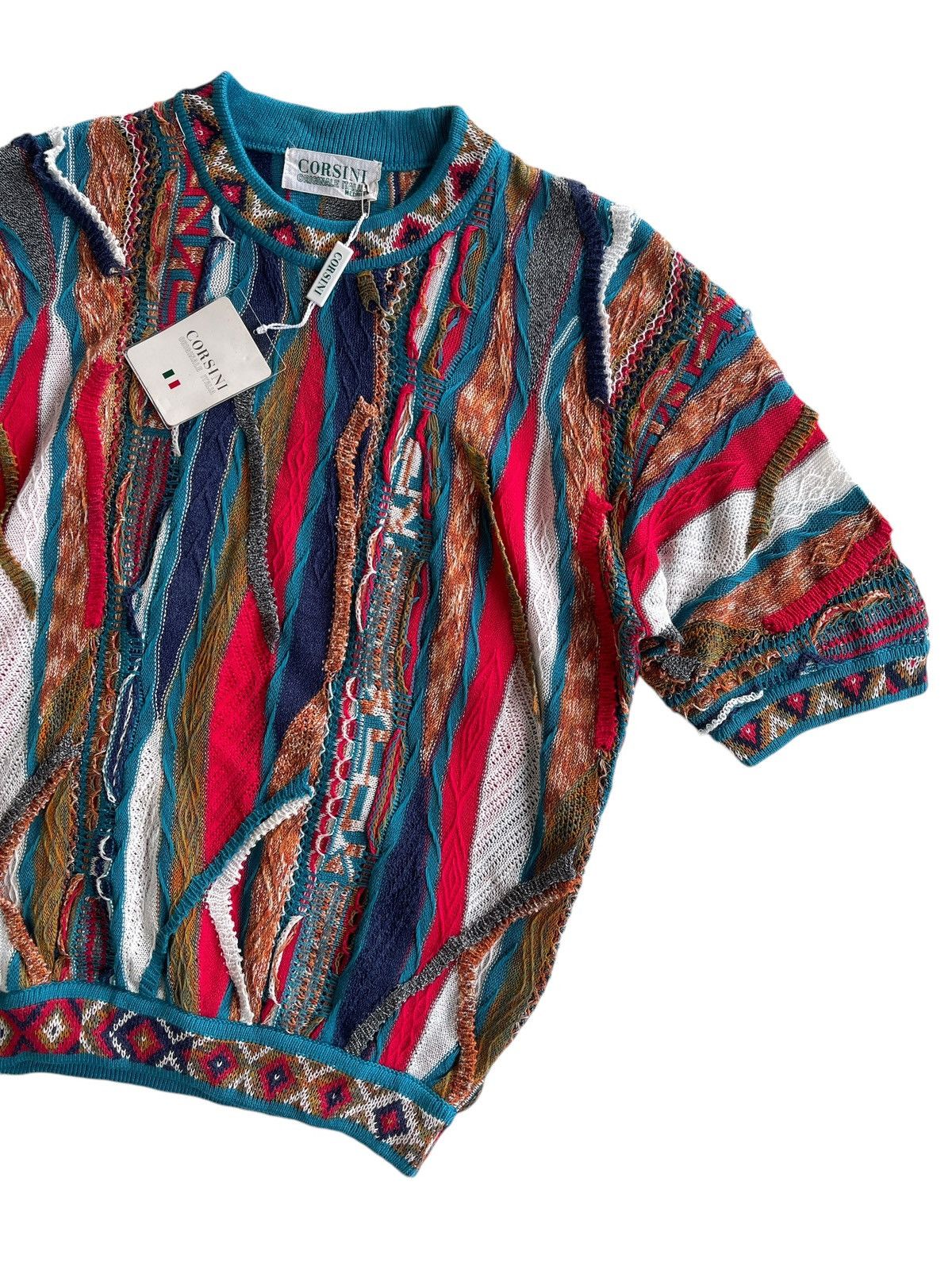 Coogi Corsini 3D Sweater Knitted Coogi Style Size US M / EU 48-50 / 2 - 6 Thumbnail