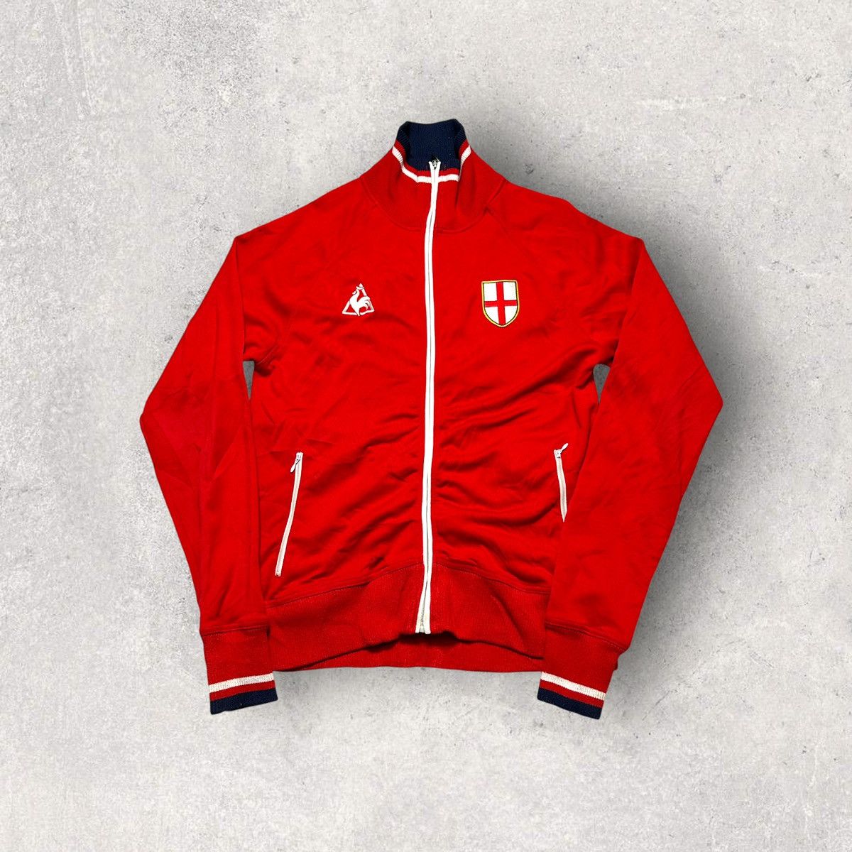 Le Coq Sportif × Vintage Vintage England track jacket Size US XXL / EU 58 / 5 - 1 Thumbnail