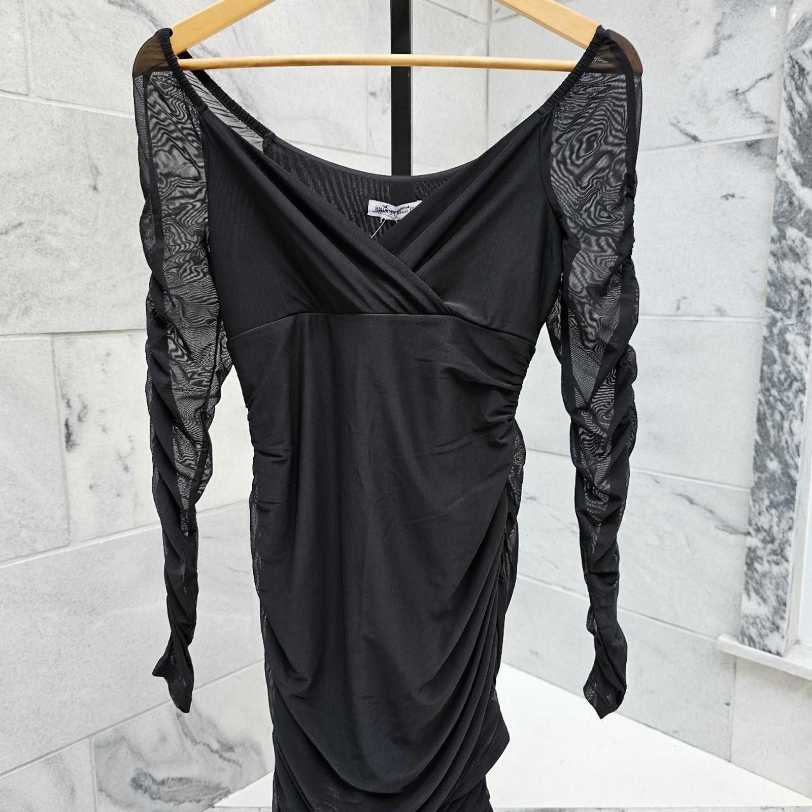 Designer Hollister Co. Women's Black Dress Size XS / US 0-2 / IT 36-38 - 2 Thumbnail