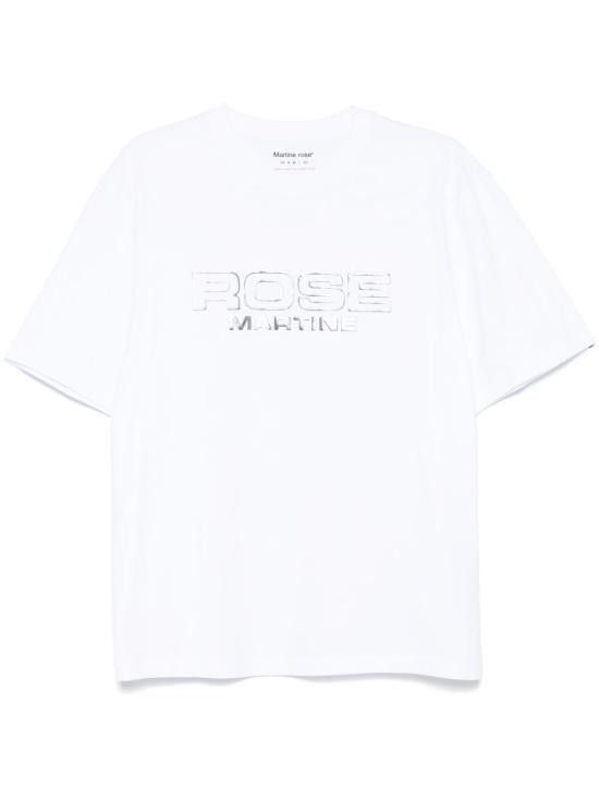Martine Rose MARTINE ROSE Men T-Shirts 603JE01000D WHT White Size US L / EU 52-54 / 3 - 1 Thumbnail