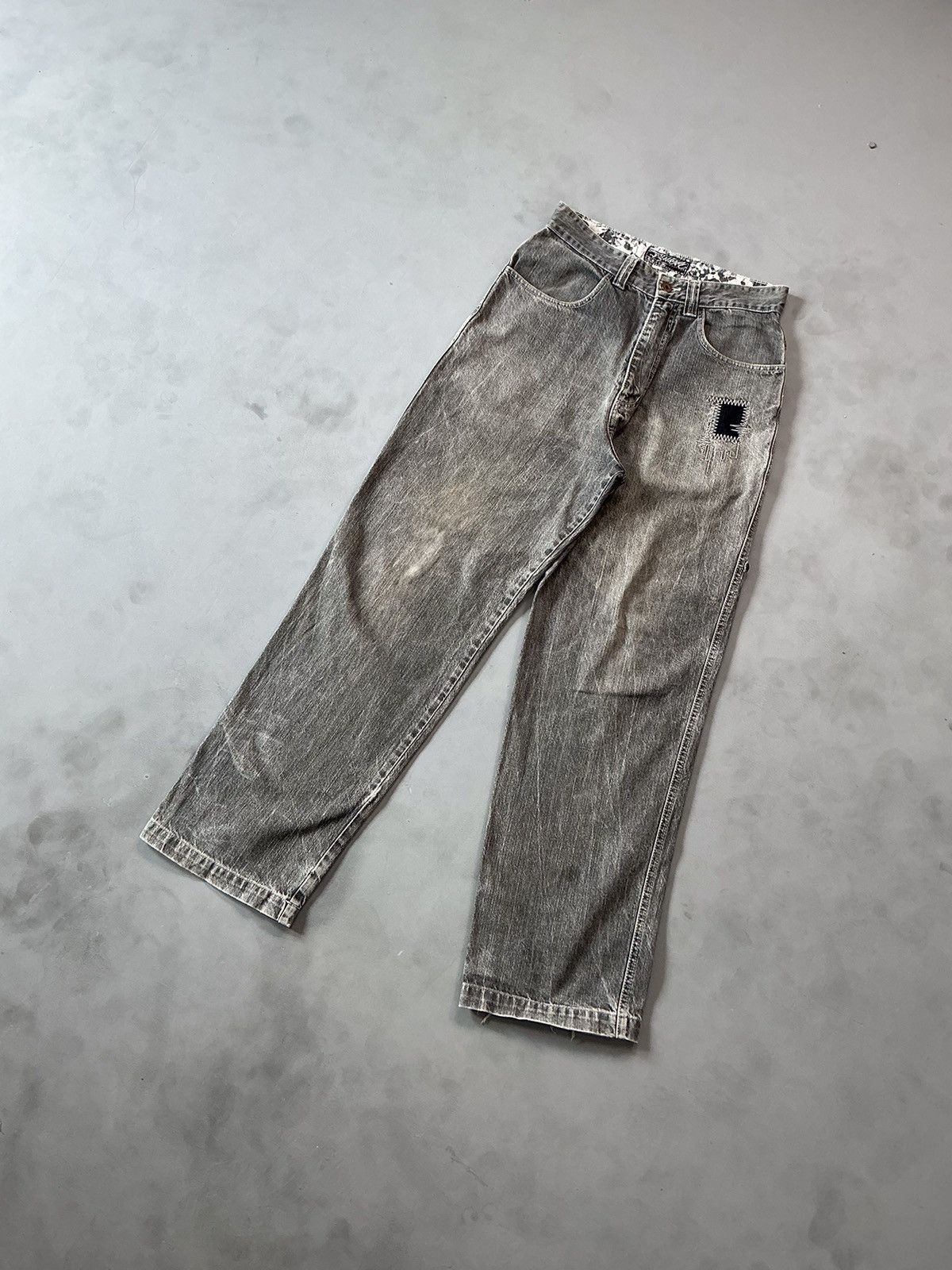 Other Vintage hip hop embroidered denim Size US 30 / EU 46 - 3 Thumbnail