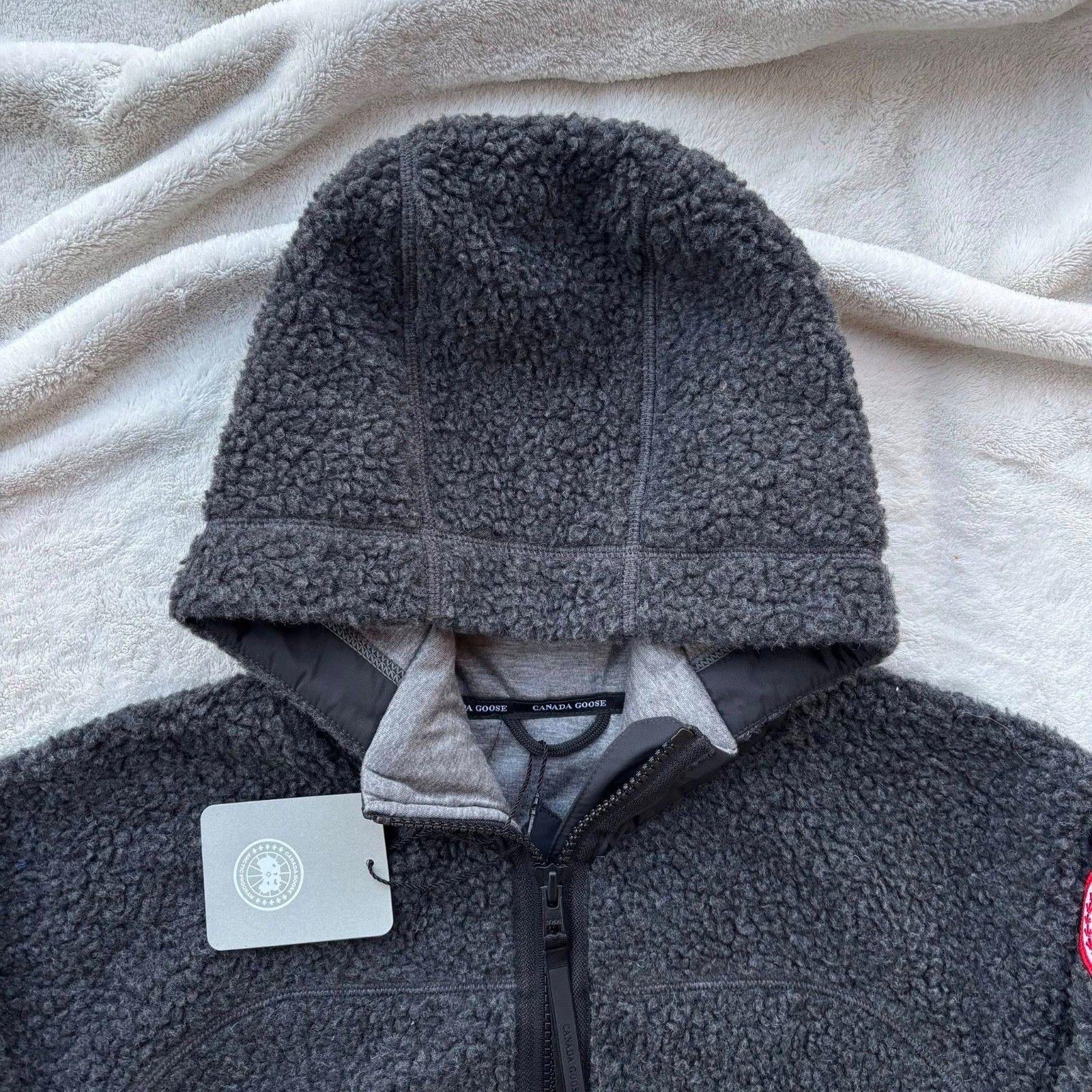Canada Goose Canada Goose Iron Grey Simcoe Hooded Fleece Jacket - XS Size XS / US 0-2 / IT 36-38 - 2 Thumbnail