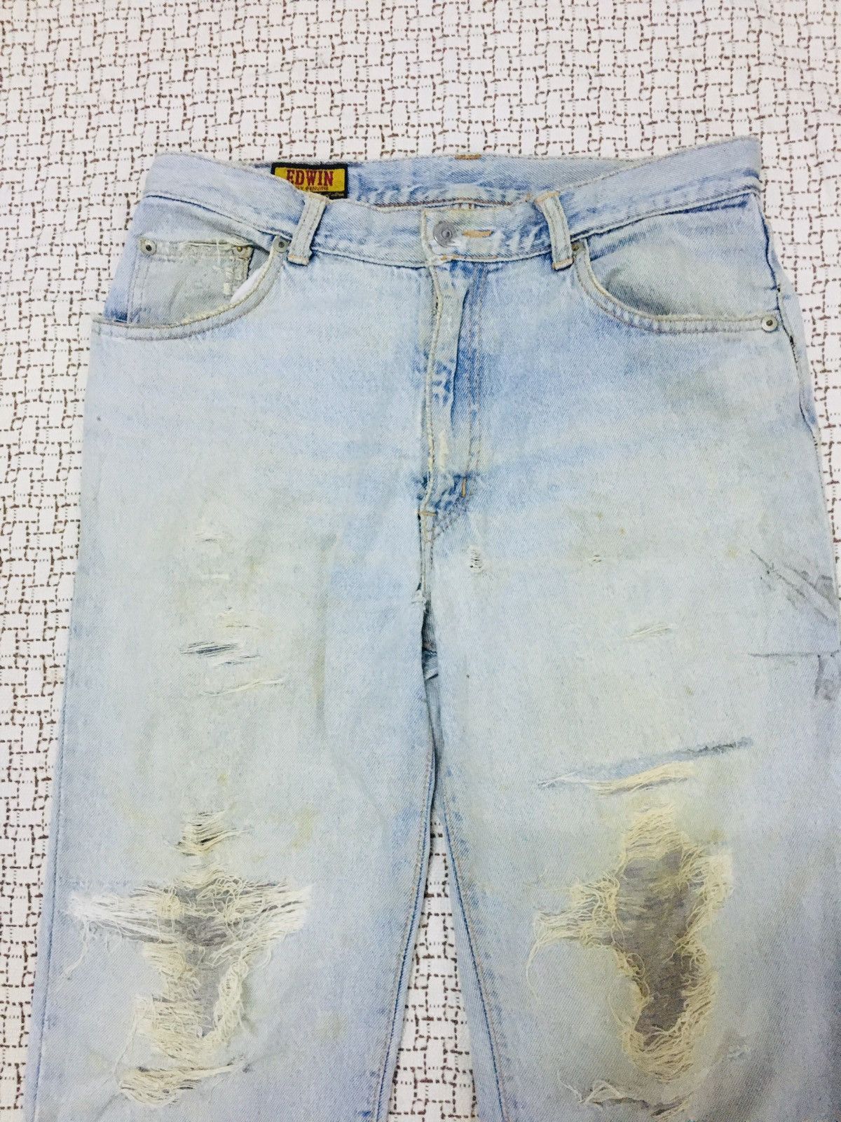 Edwin Edwin Distressed Jeans (17) Size US 32 / EU 48 - 7 Thumbnail