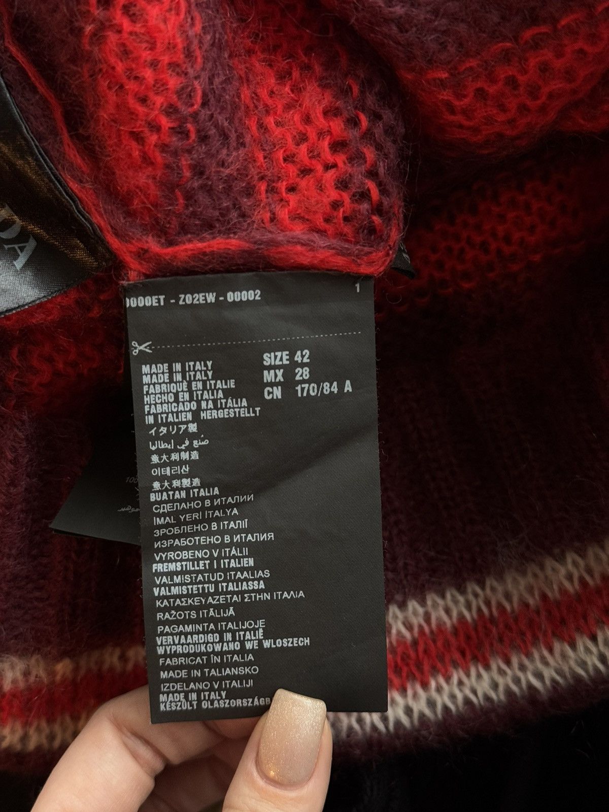 Prada Prada mesh spider web mohair avant garde sweater Size M / US 6-8 / IT 42-44 - 11 Thumbnail